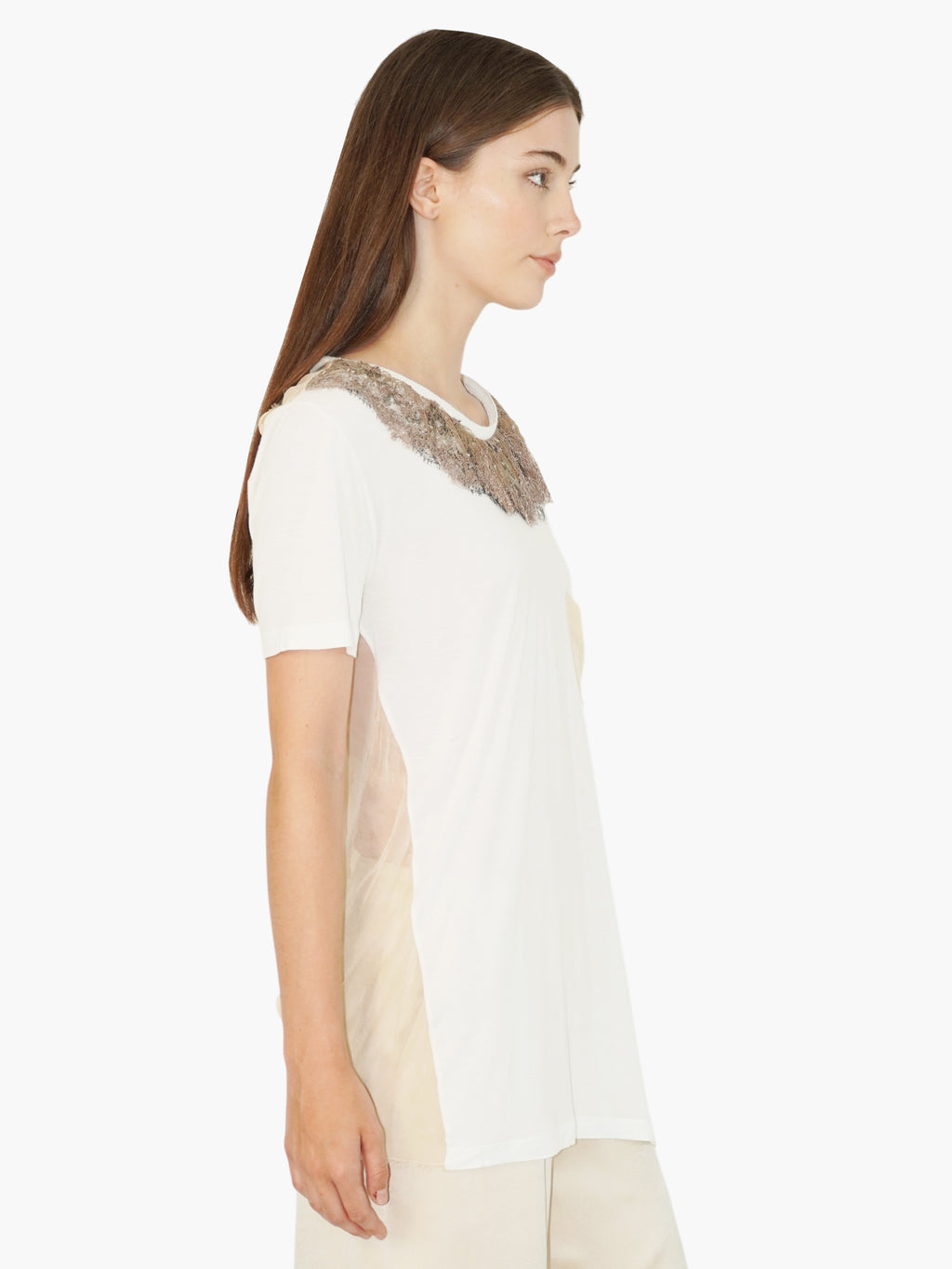 Lace Detailing Top