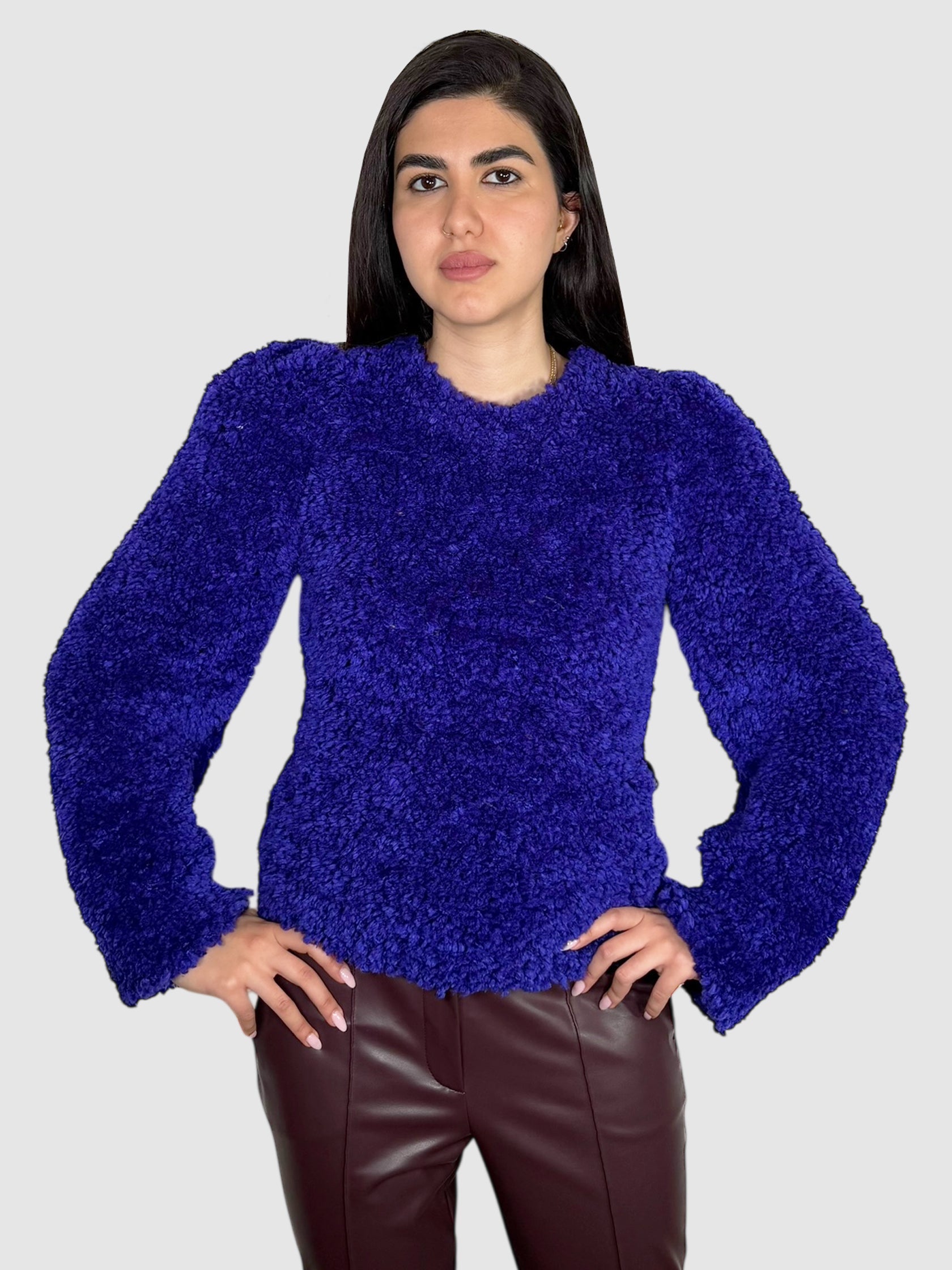 Furry Textured Sweater