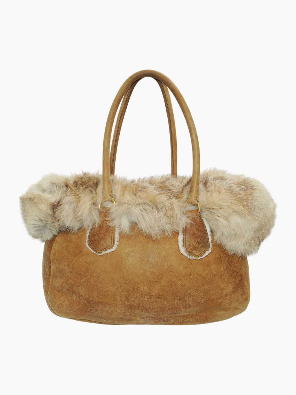 Suede Embroidered Tote