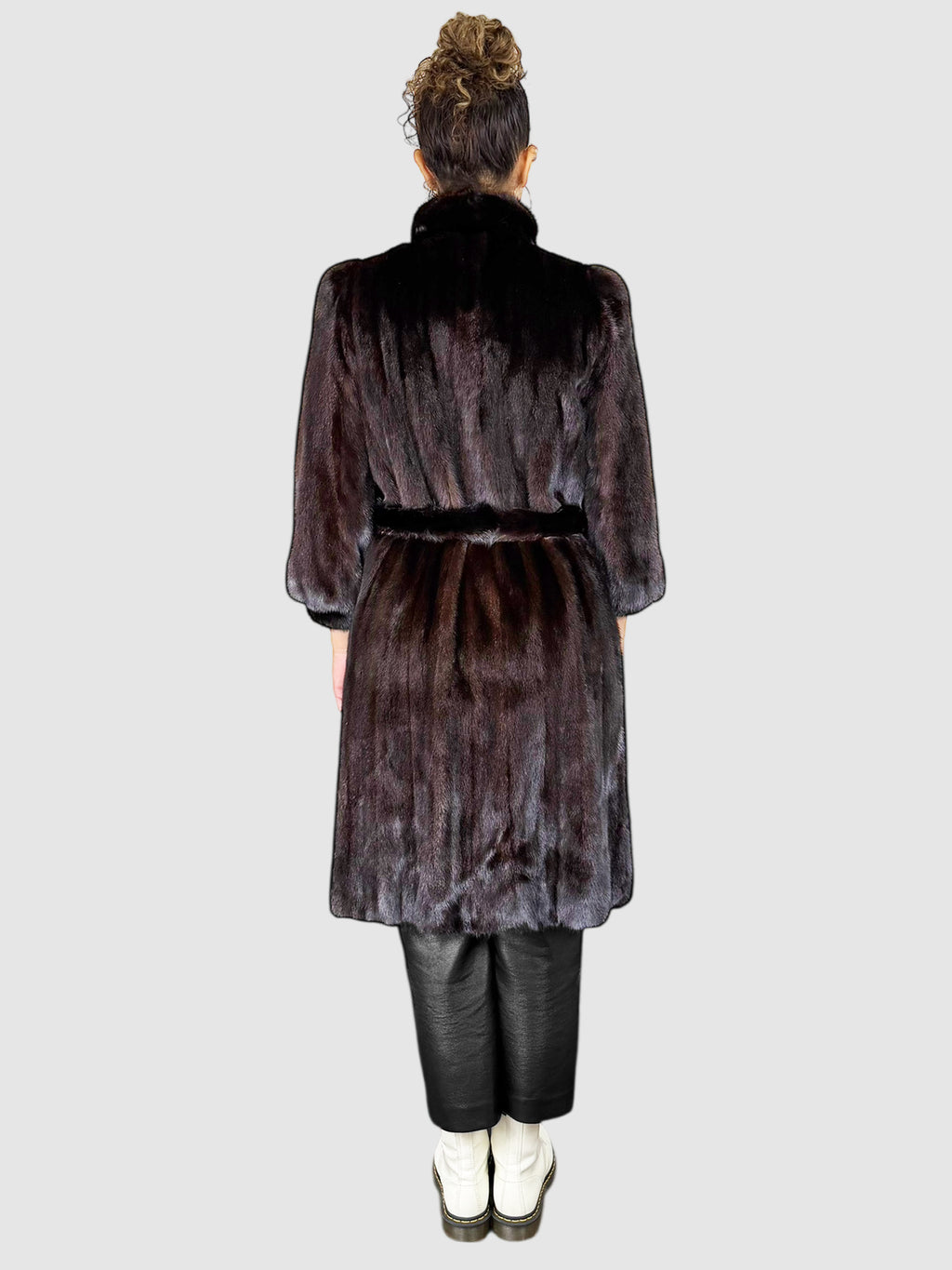 Belted Mink Coat