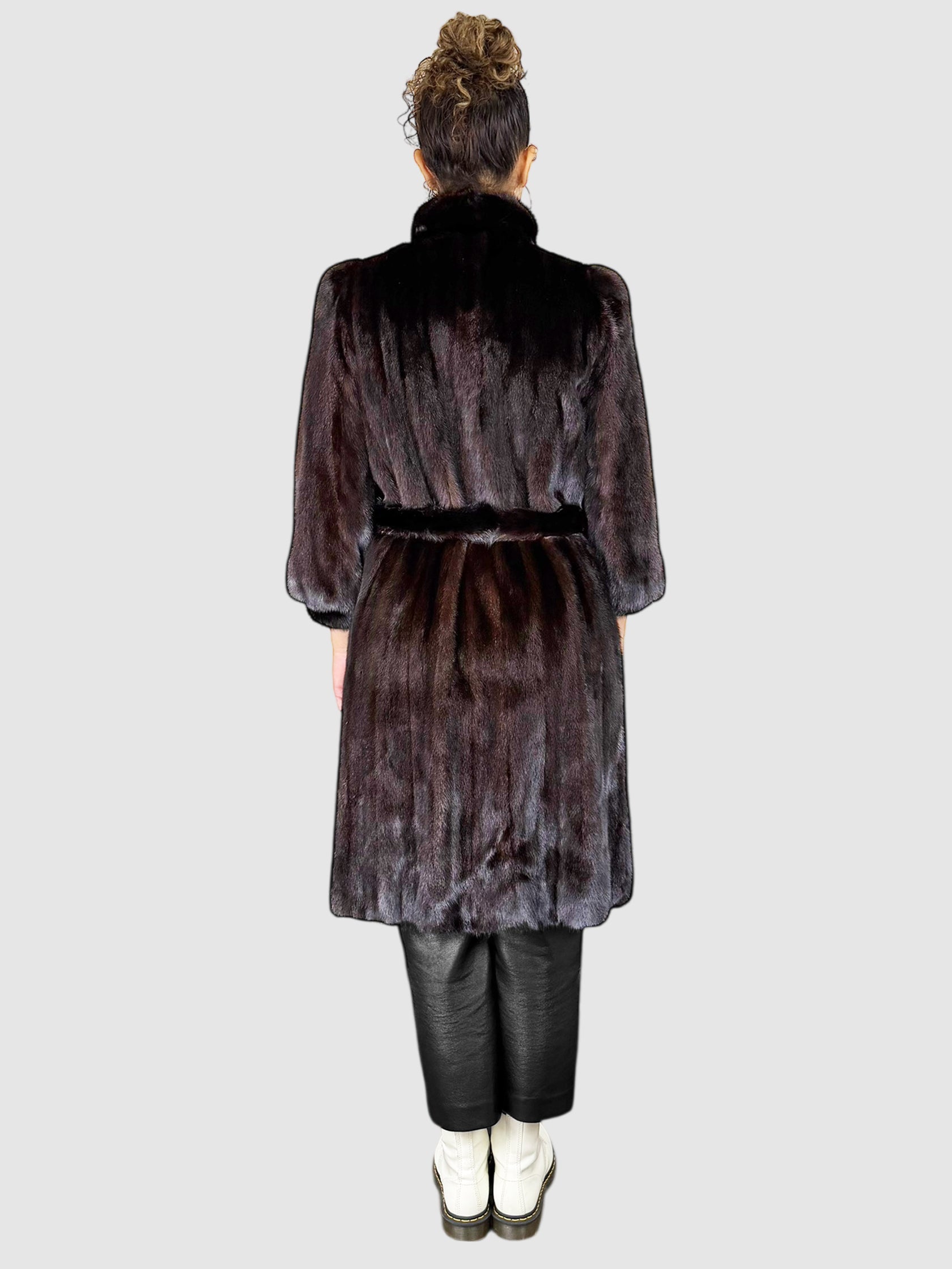 Belted Mink Coat