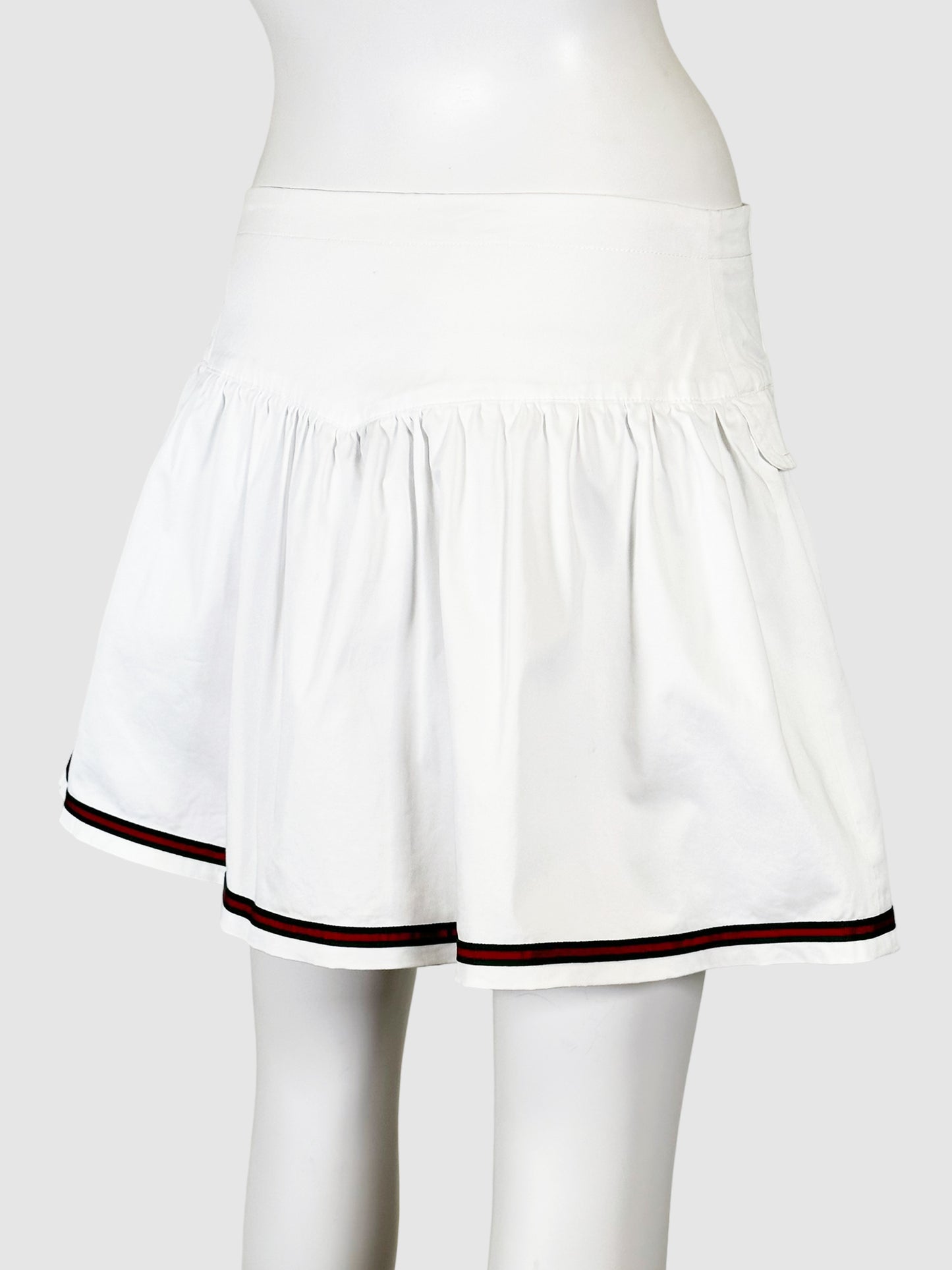 Gucci White Cotton Skirt - Size S