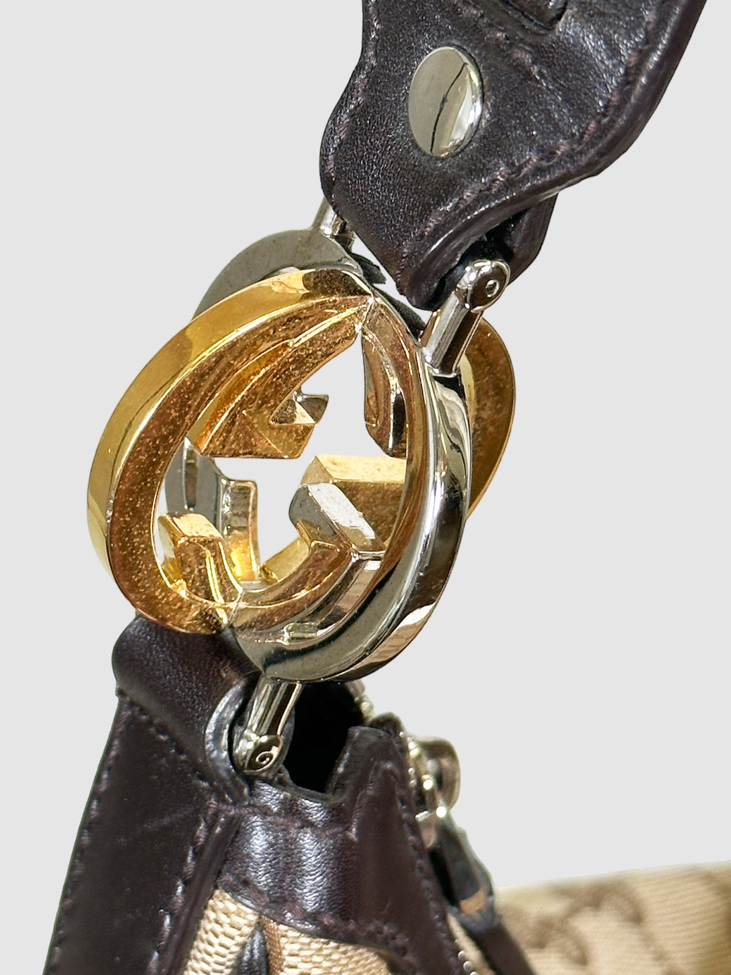 GG Canvas Twins Hobo Bag