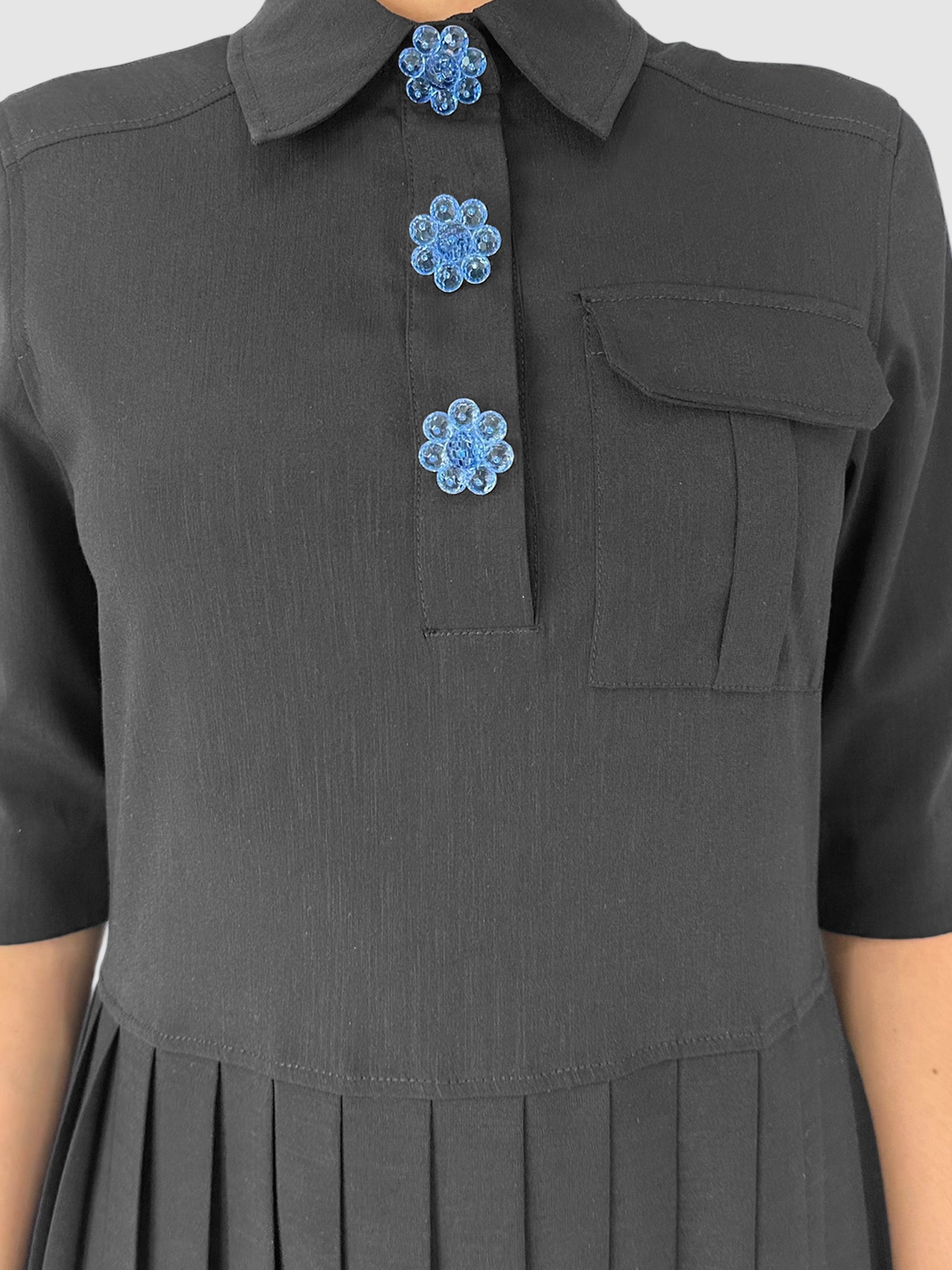 Melange Suiting Dress