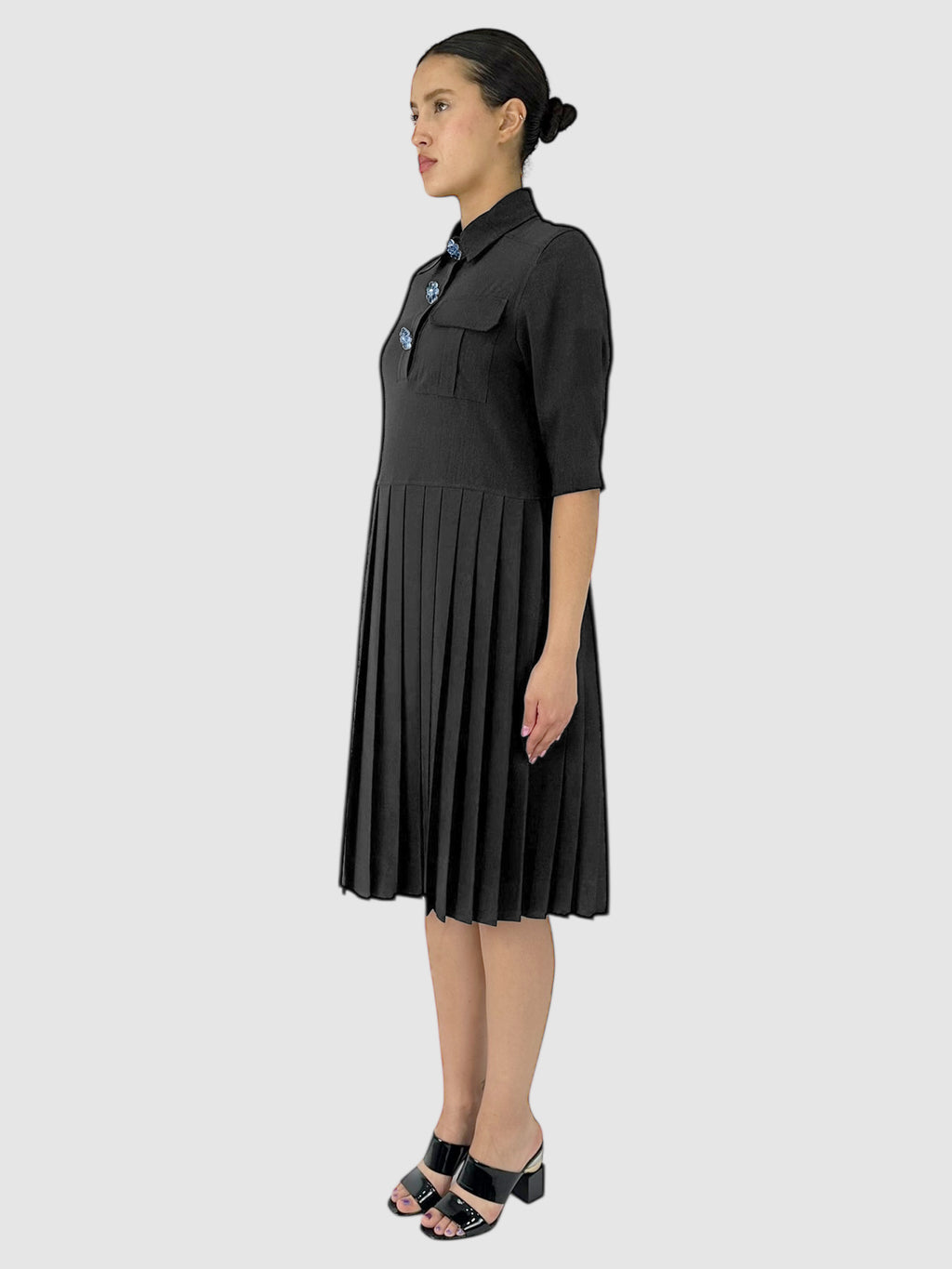 Melange Suiting Dress