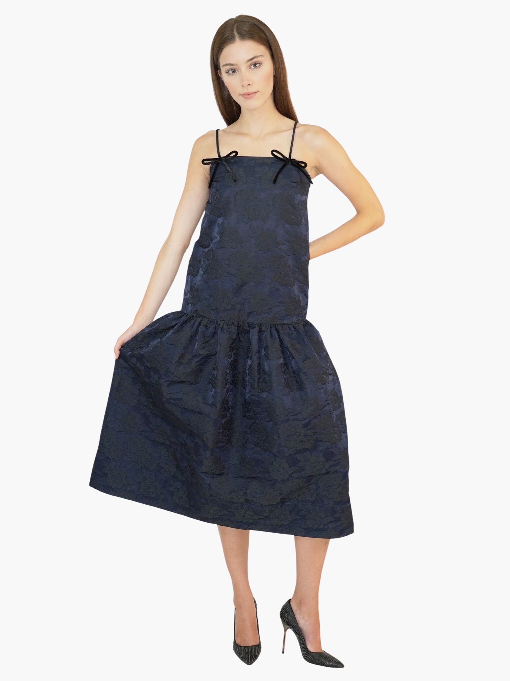 Jacquard Midi Dress