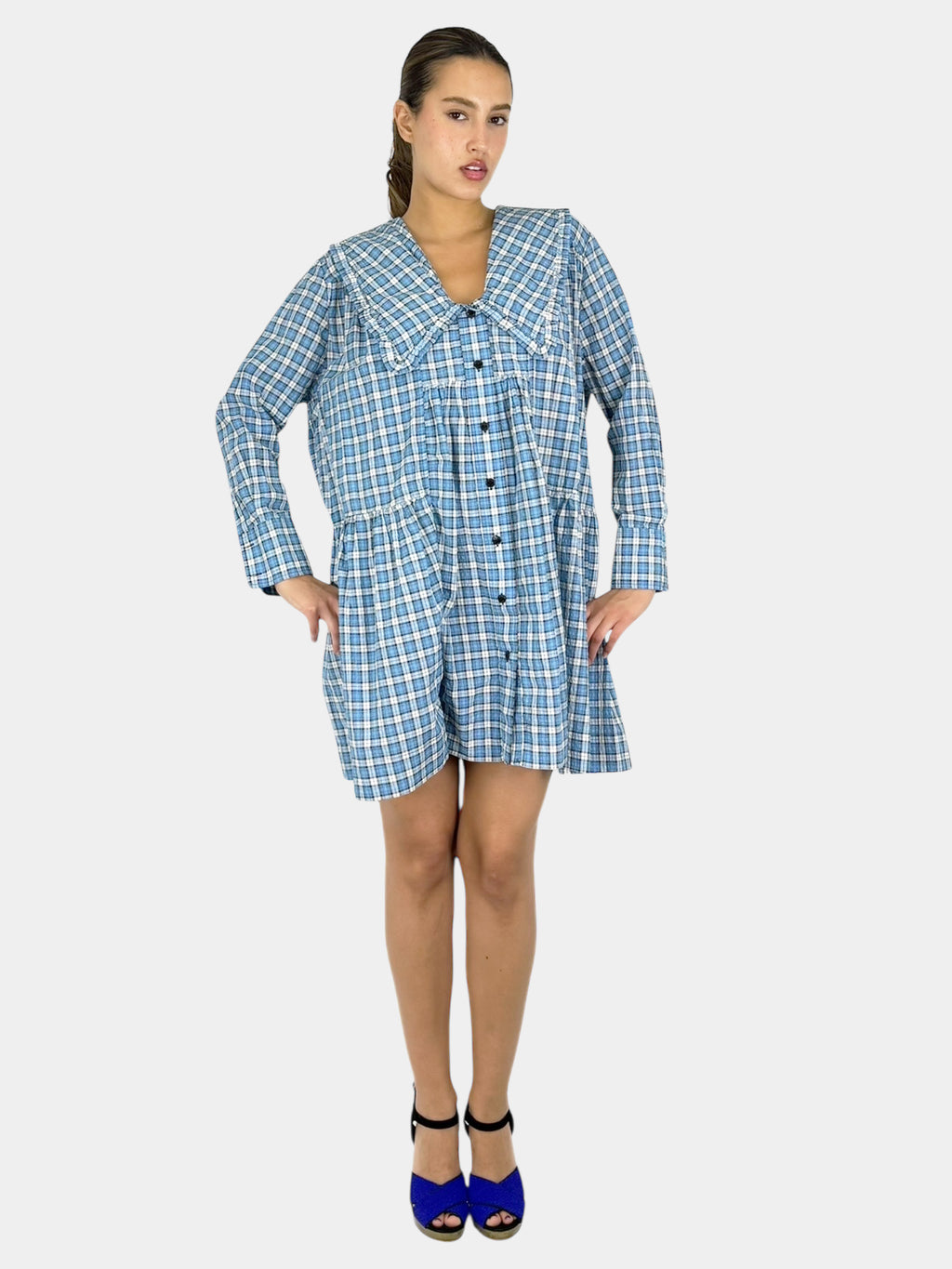 Check Shirt Dress