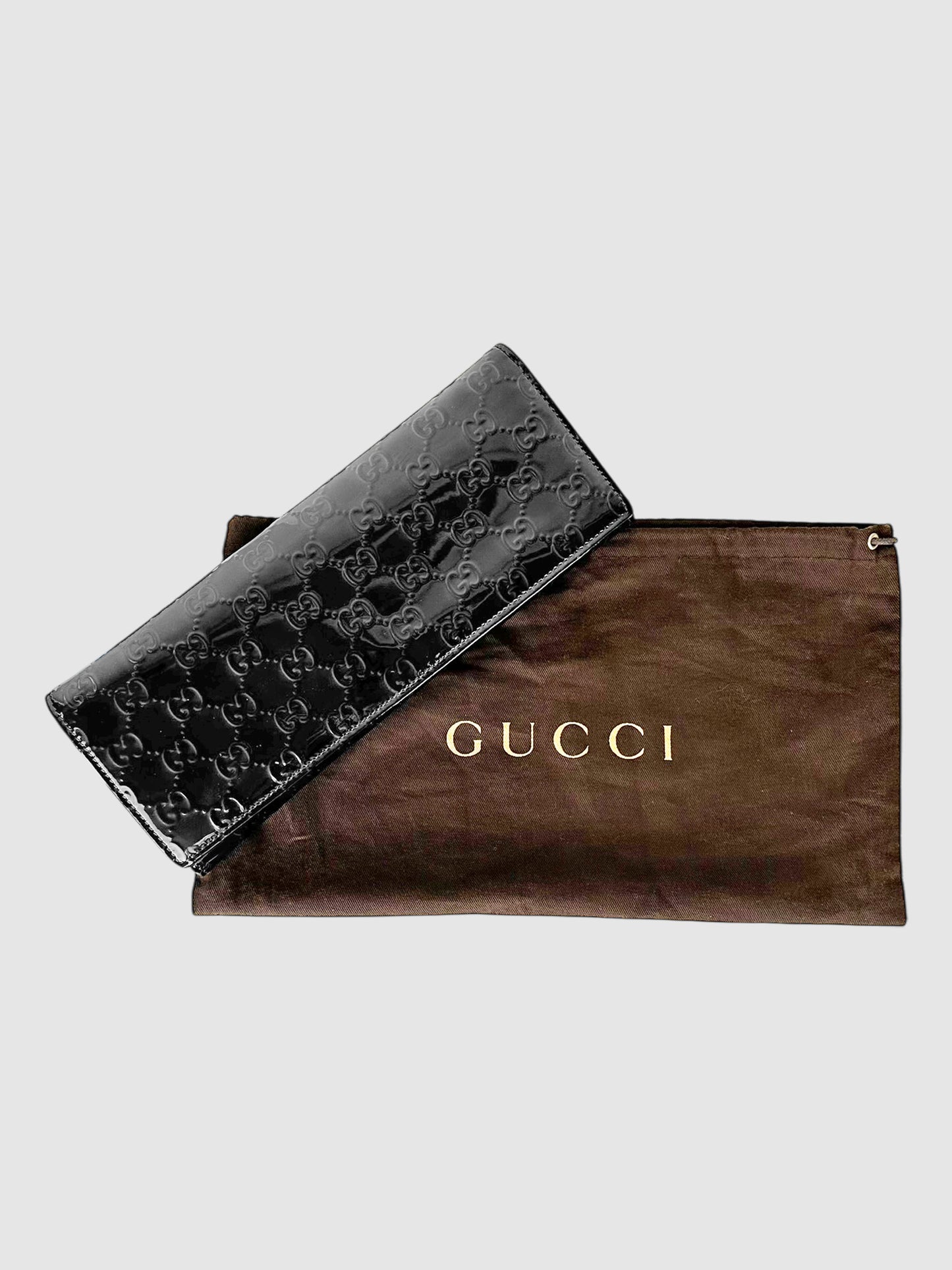 Small GG Embossed Broadway Clutch