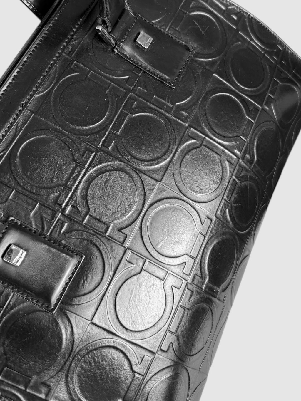 Gancini-Embossed Bag
