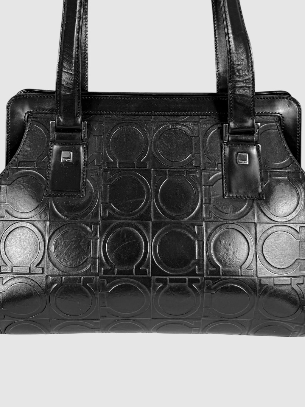 Gancini-Embossed Bag