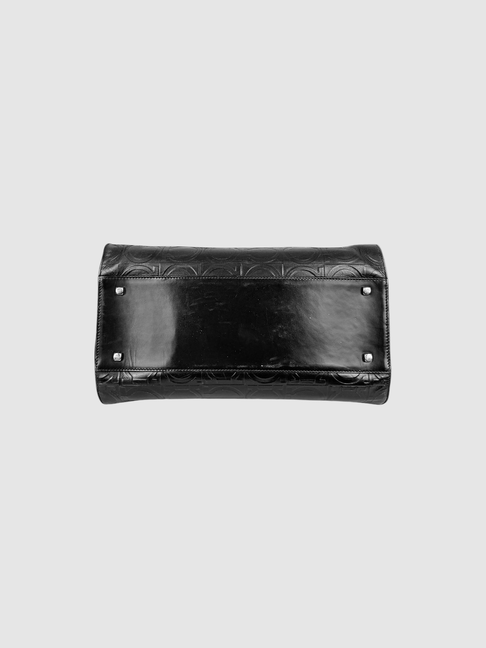 Gancini-Embossed Bag
