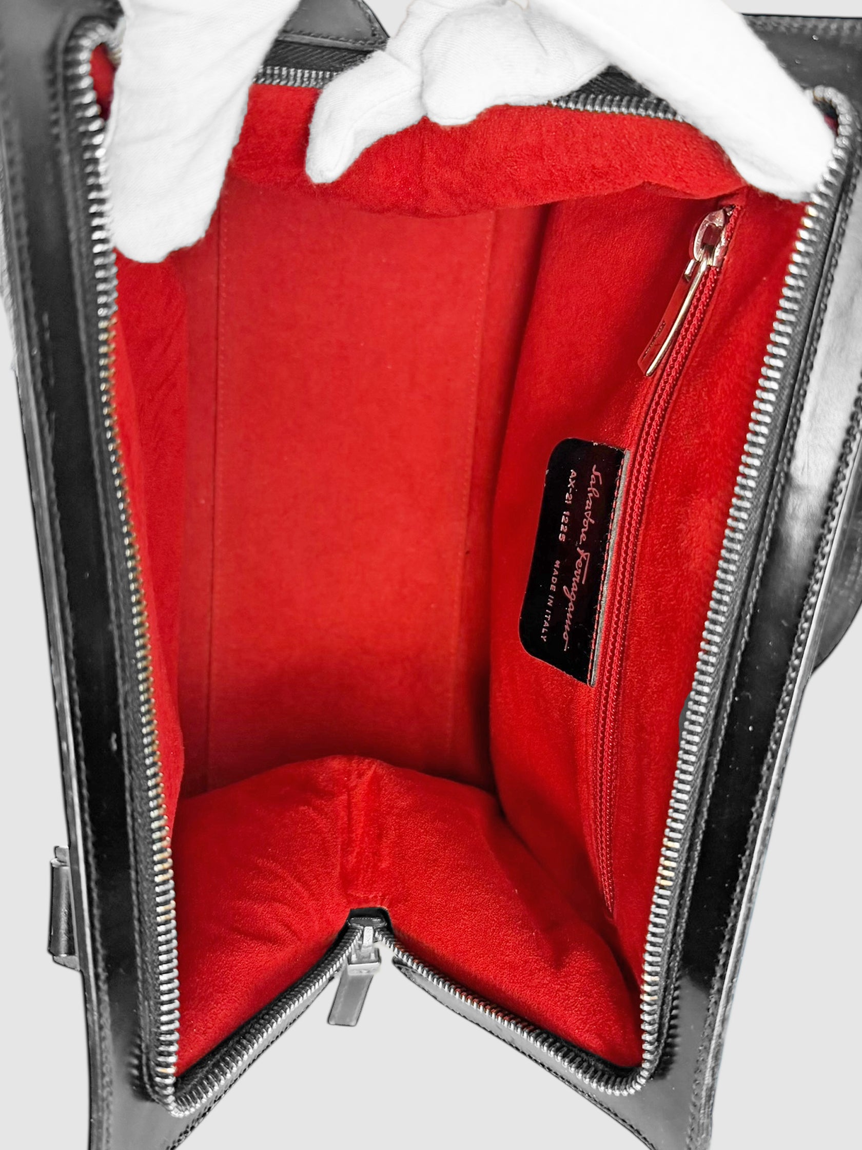 Gancini-Embossed Bag