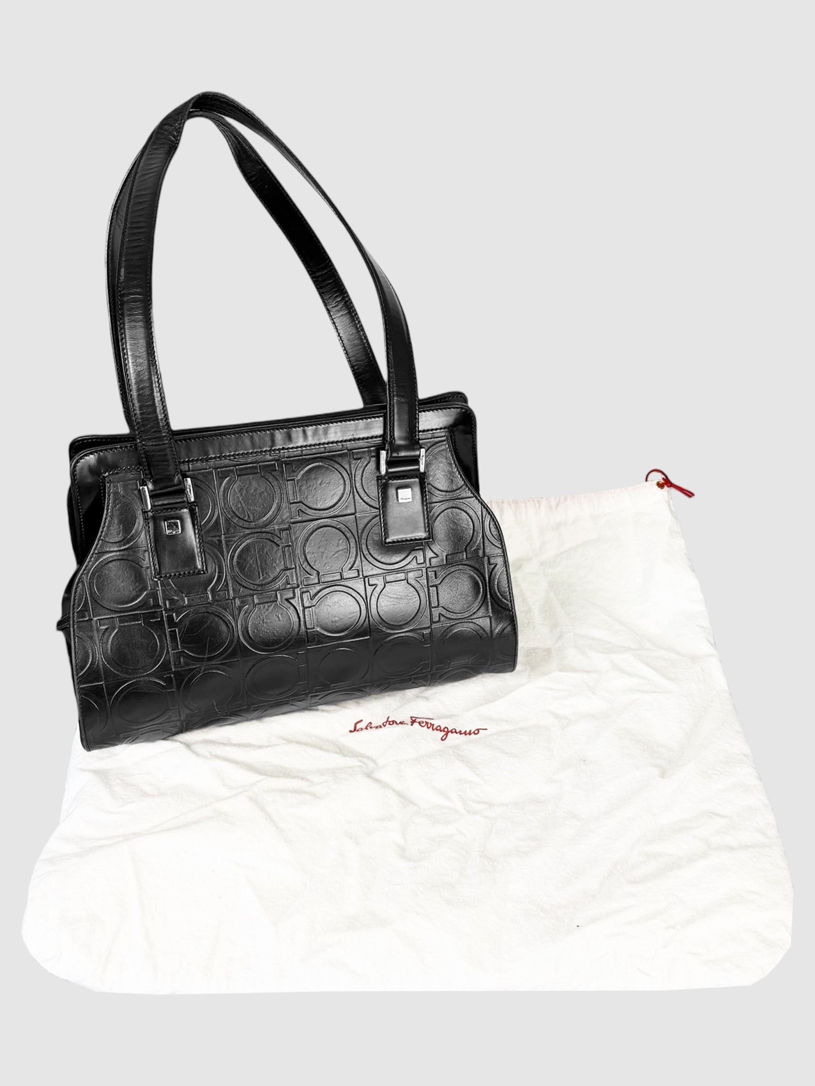 Gancini-Embossed Bag