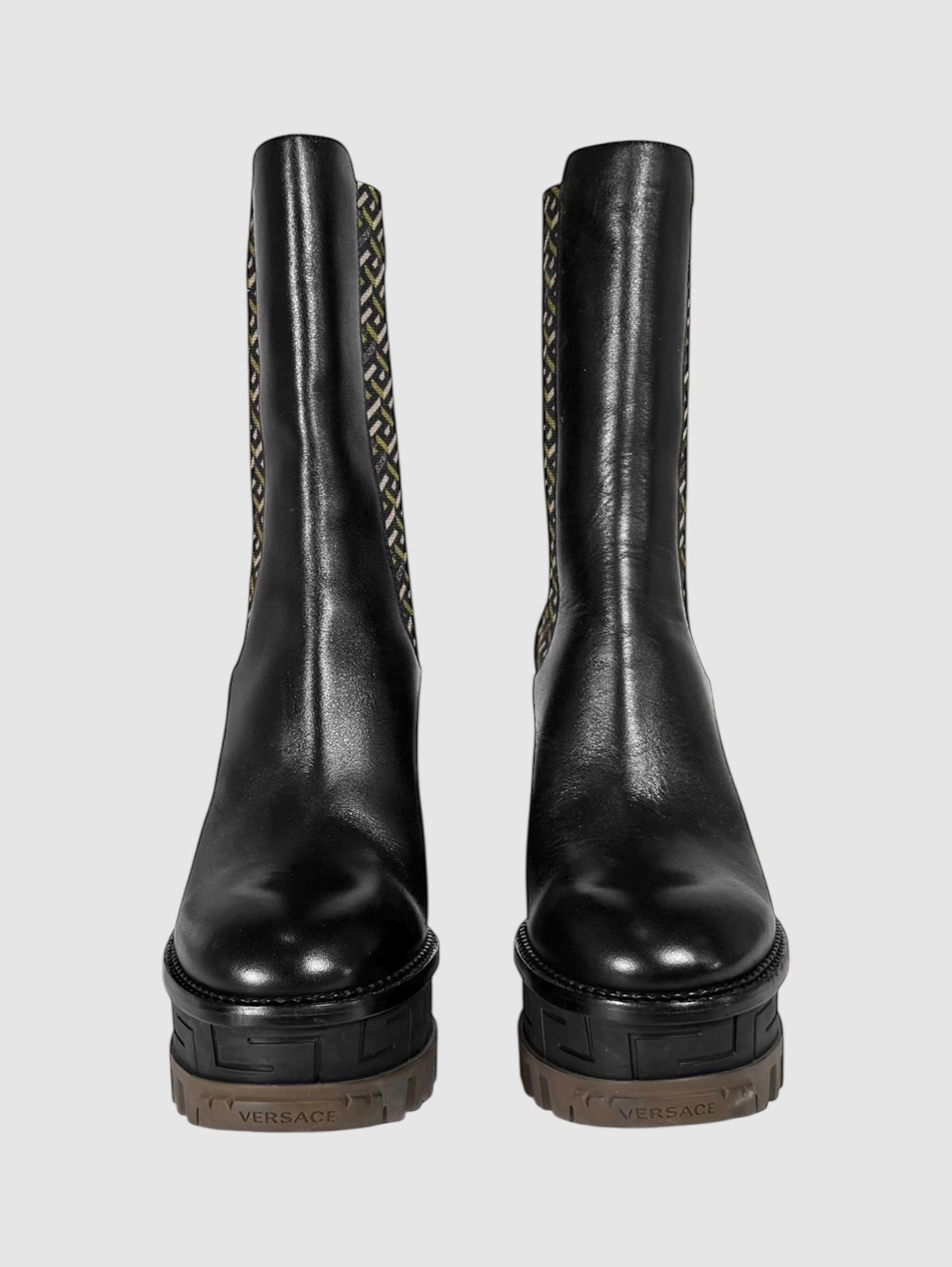 Greca Platform Boots