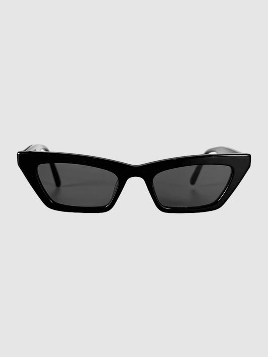 Gentle Monster Chapssal 01 Sunglasses in Black Consignment Secondhand Designer Luxury Resale Toronto Trendy