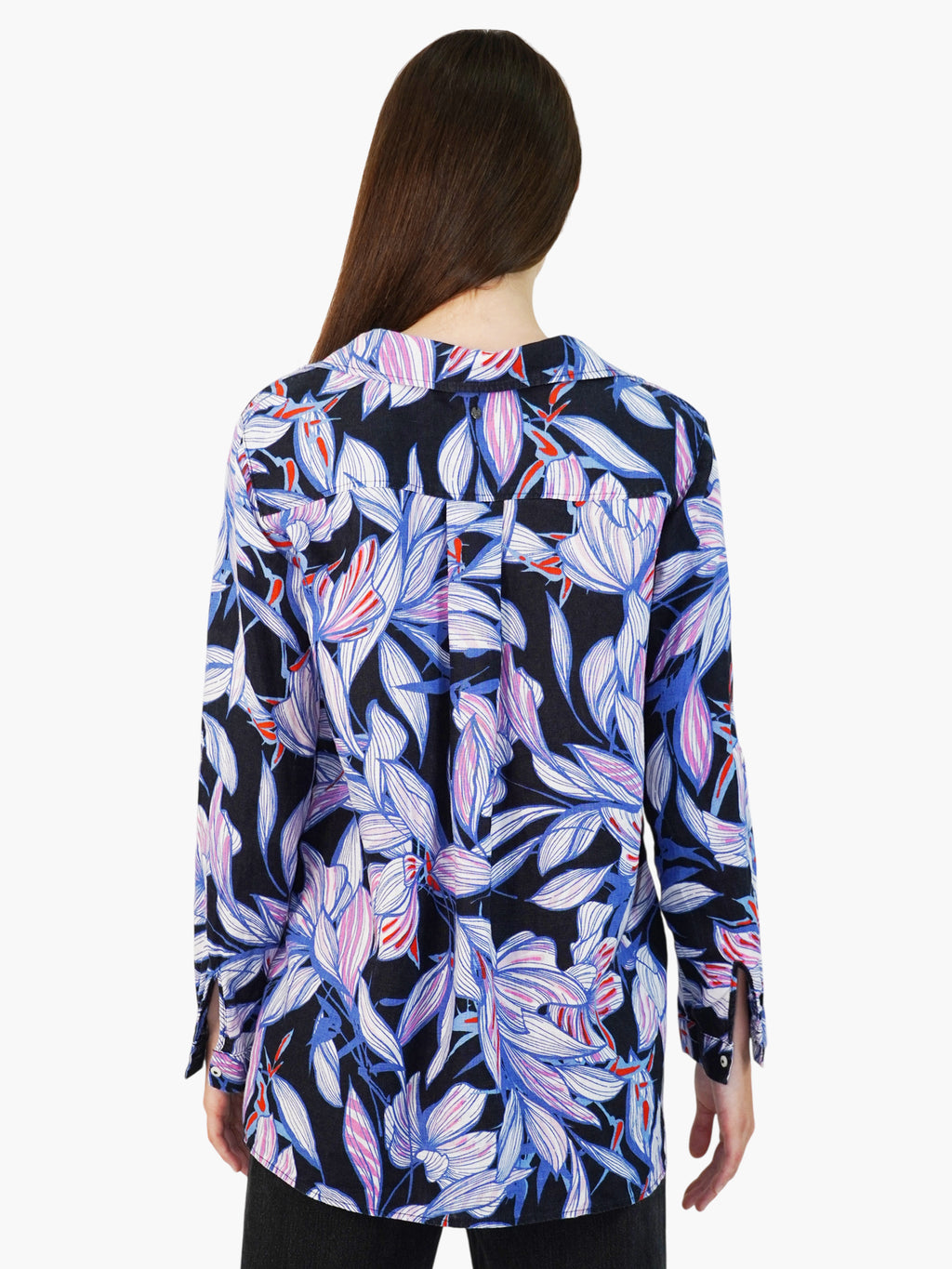 Linen Botanical Top
