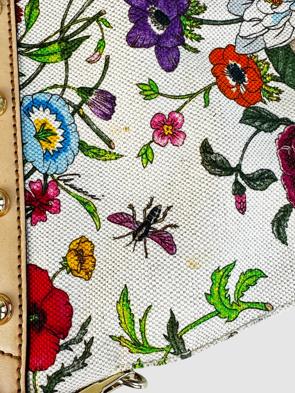 Flora Horsebit Chain Strap Clutch