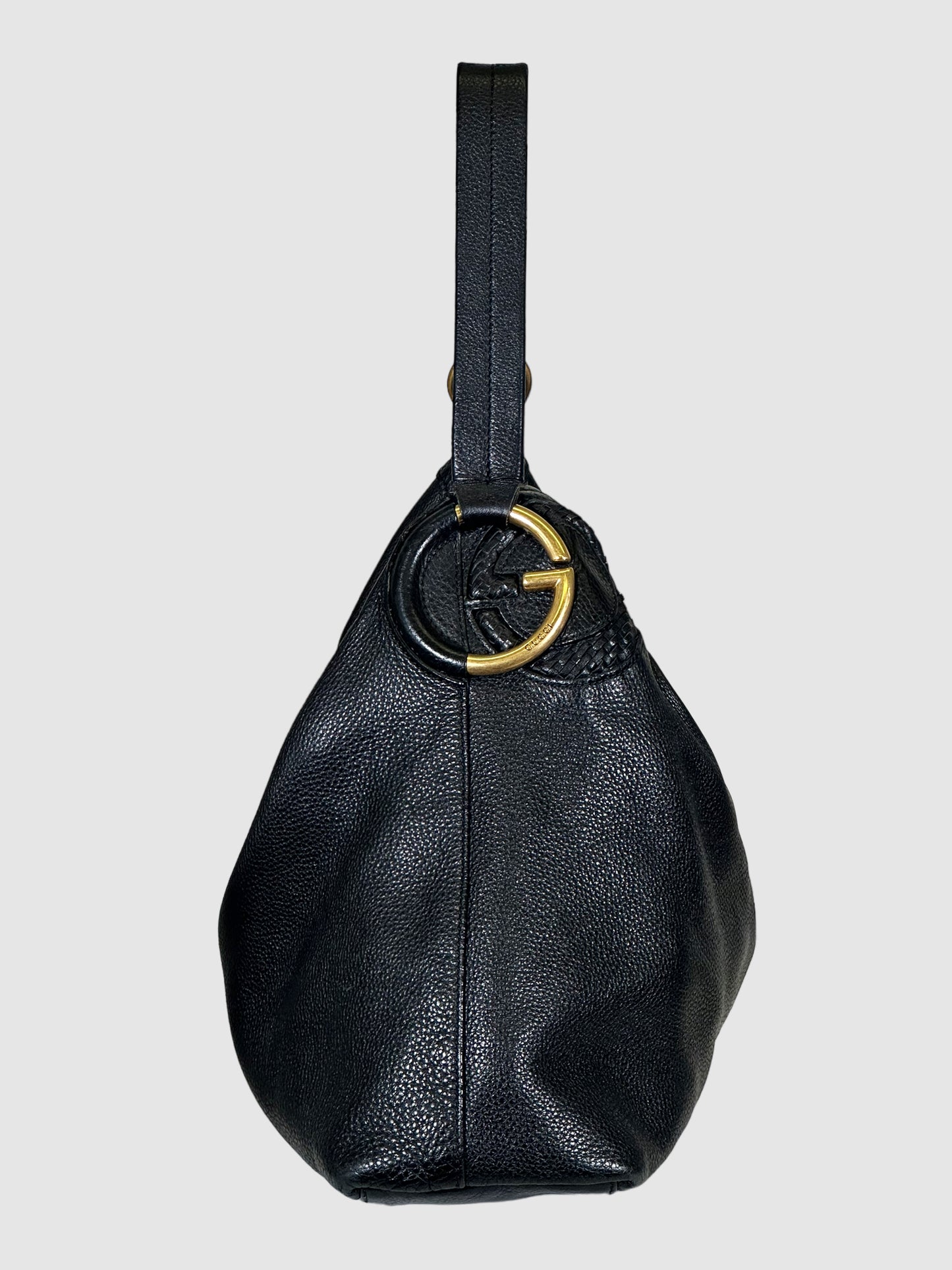 Leather G Hobo Bag