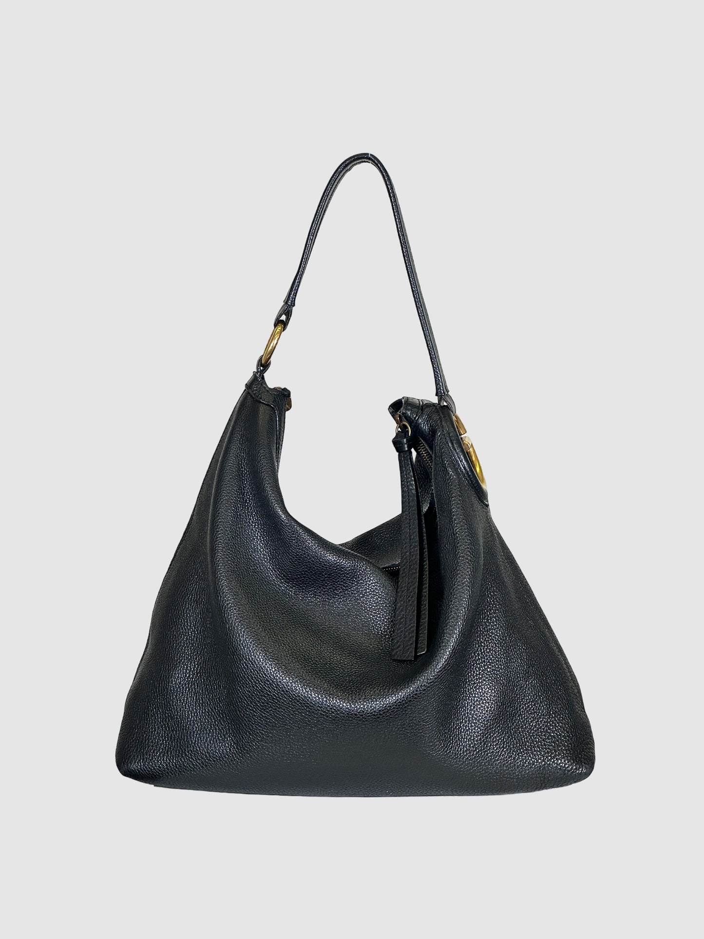 Leather G Hobo Bag