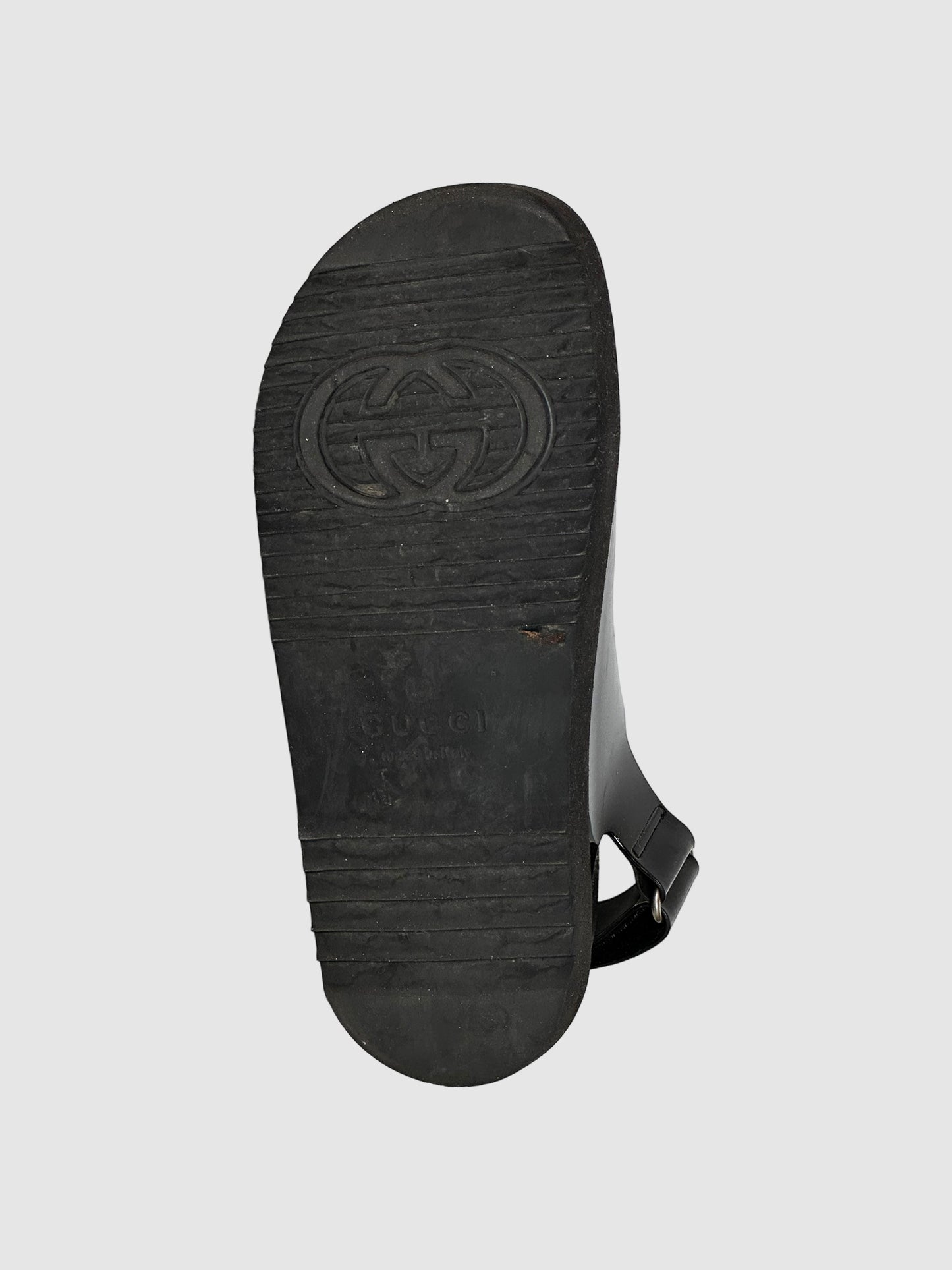 Gucci PVC Slingback Sandals - Size 38
