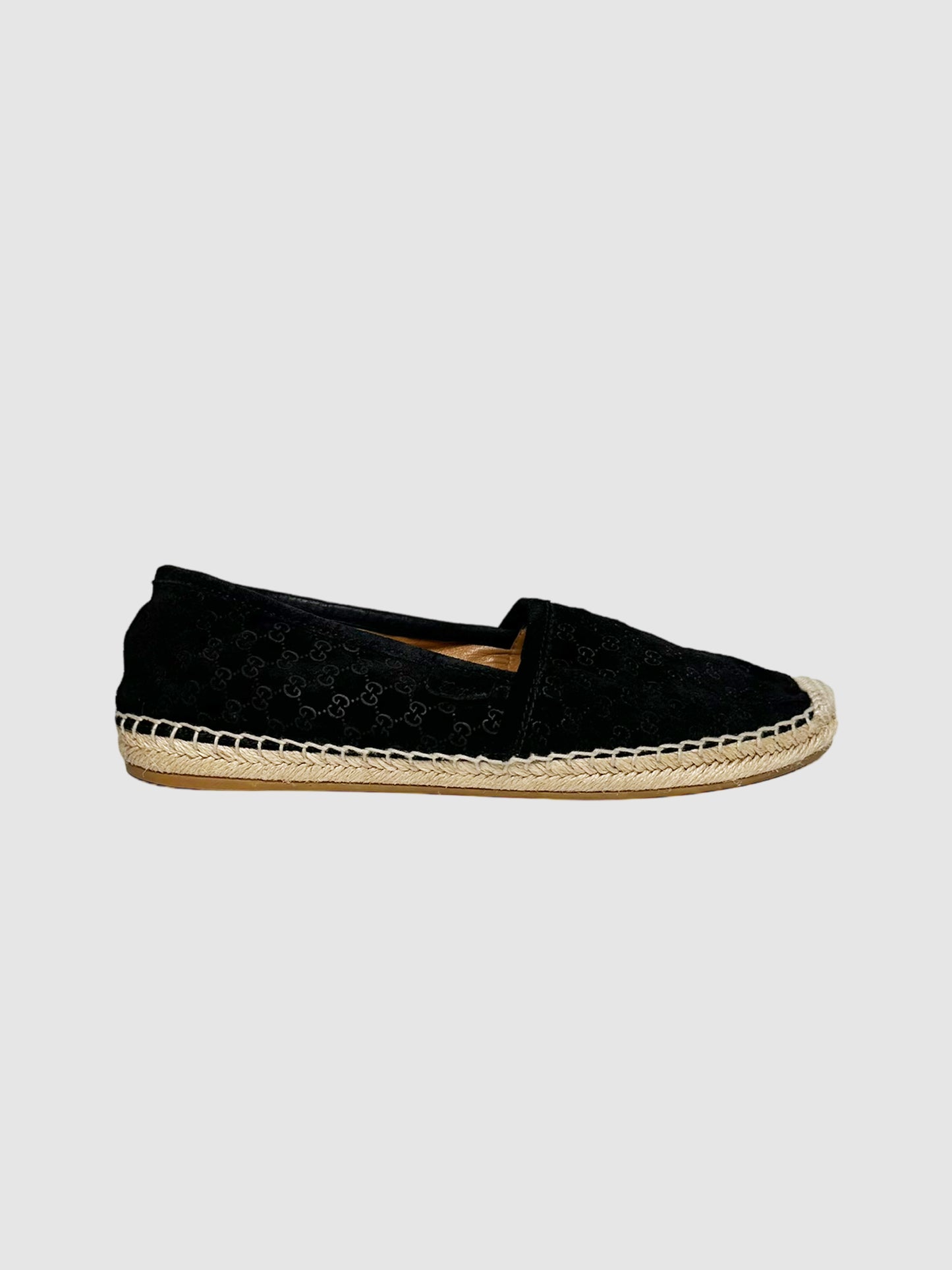 MicroGuccissima Suede Espadrilles - Size 36.5