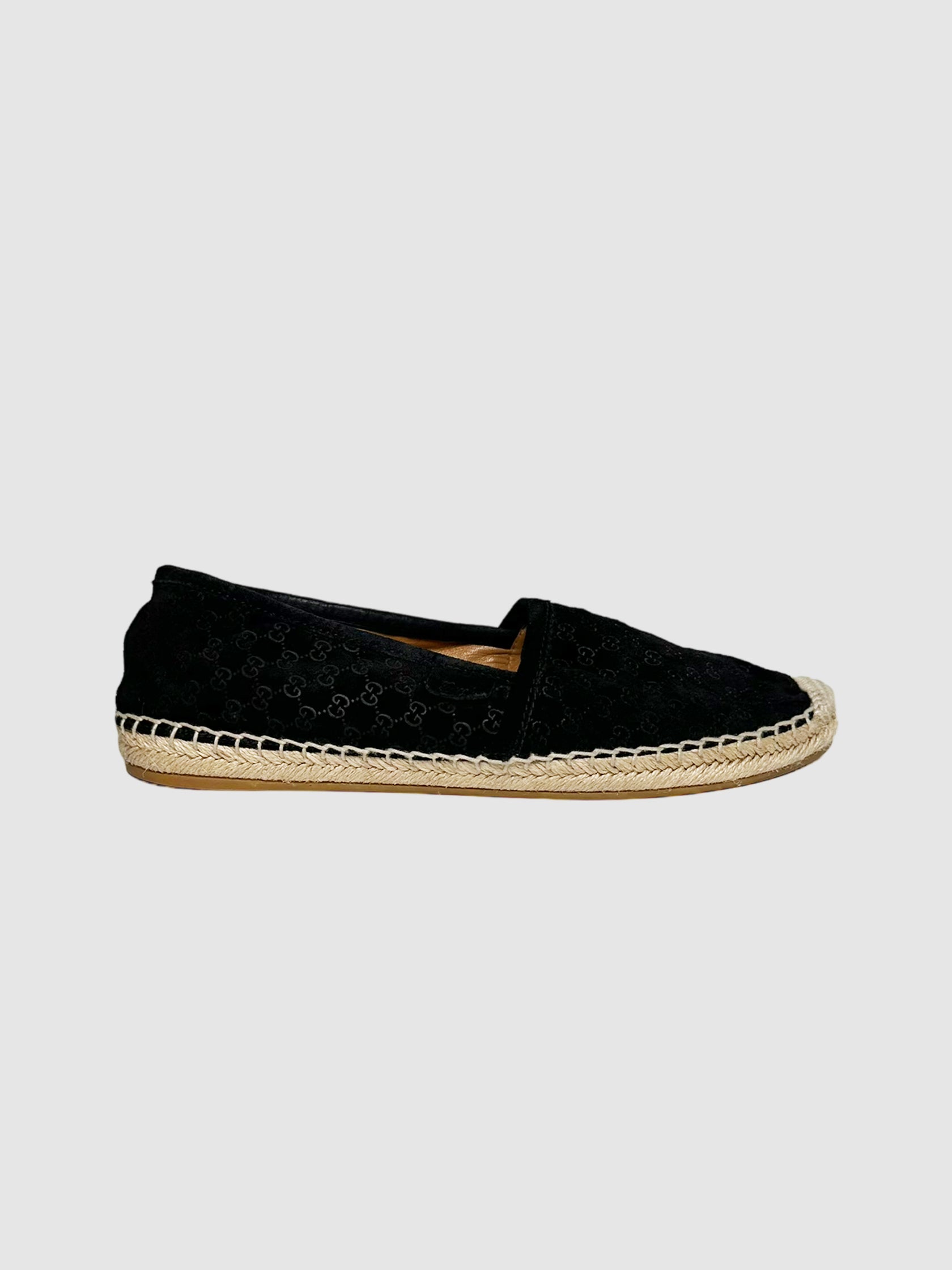 Micro Guccissima Suede Espadrilles - Size 36.5