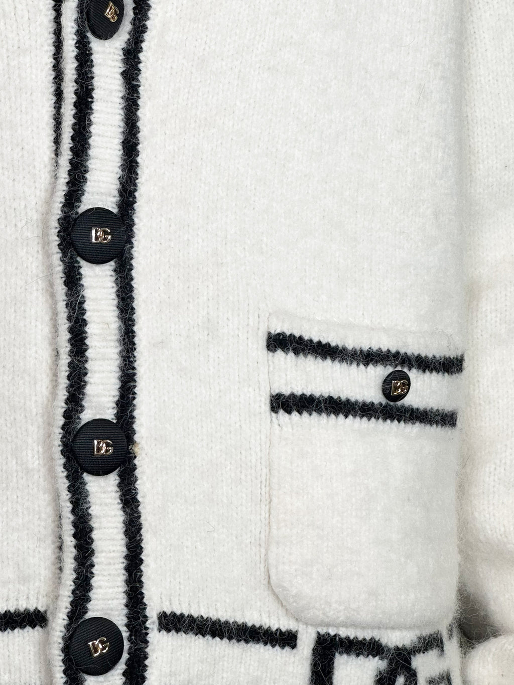 Dolce & Gabbana Faux Fur Cardigan - Size S/M