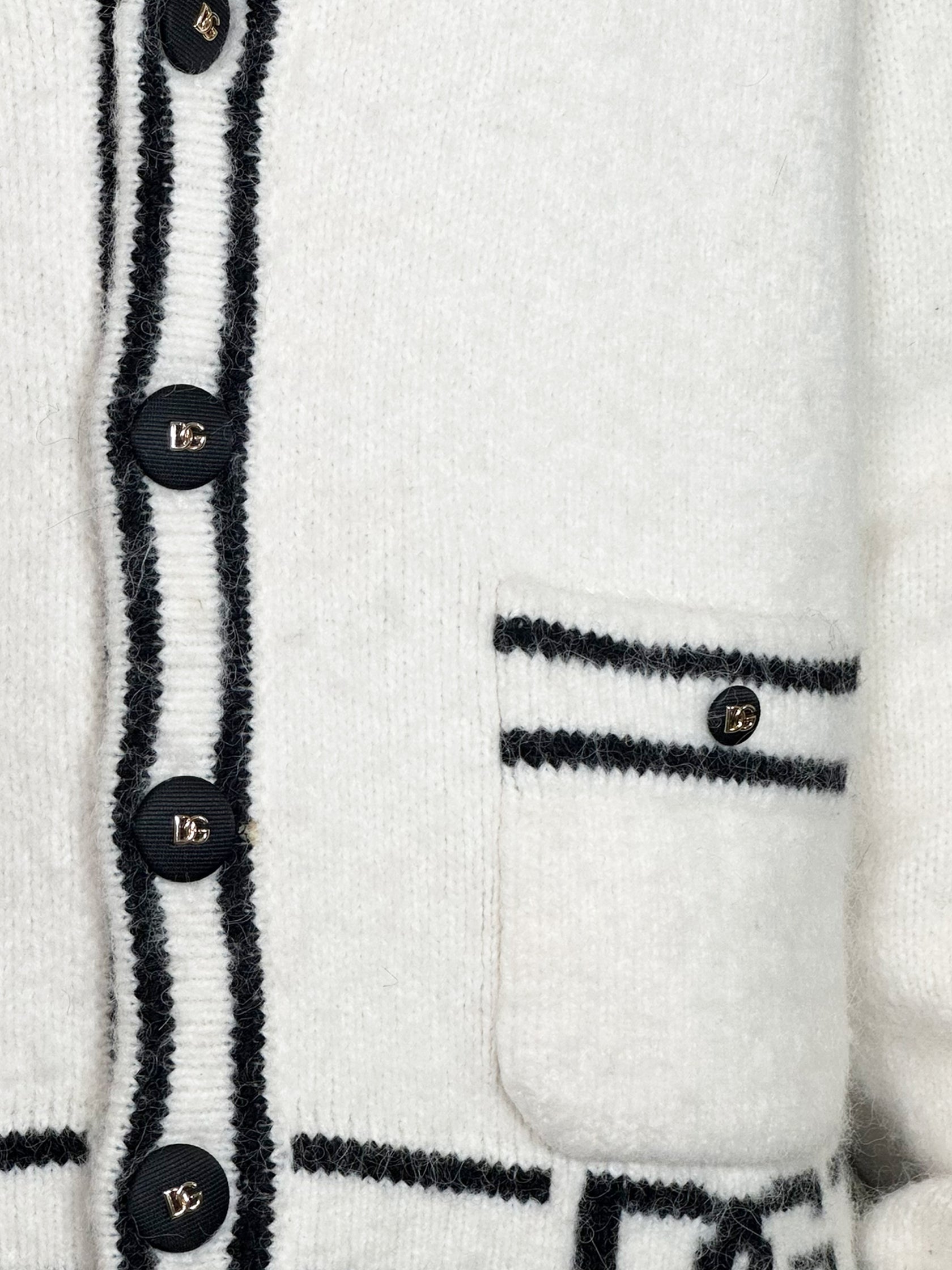 Dolce & Gabbana Faux Fur Cardigan - Size S/M