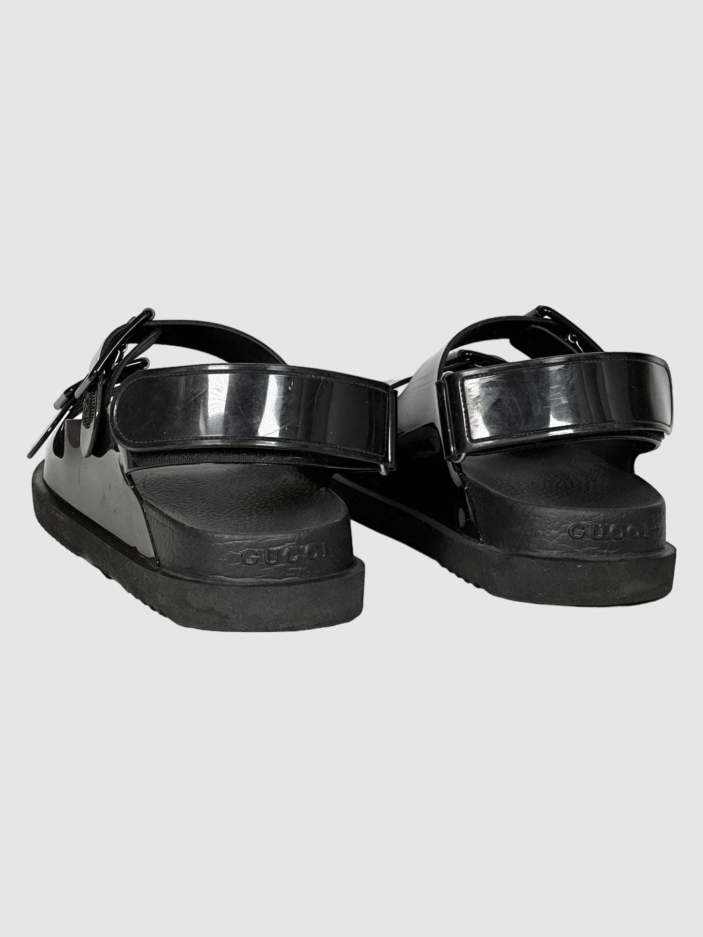 Gucci PVC Slingback Sandals - Size 38