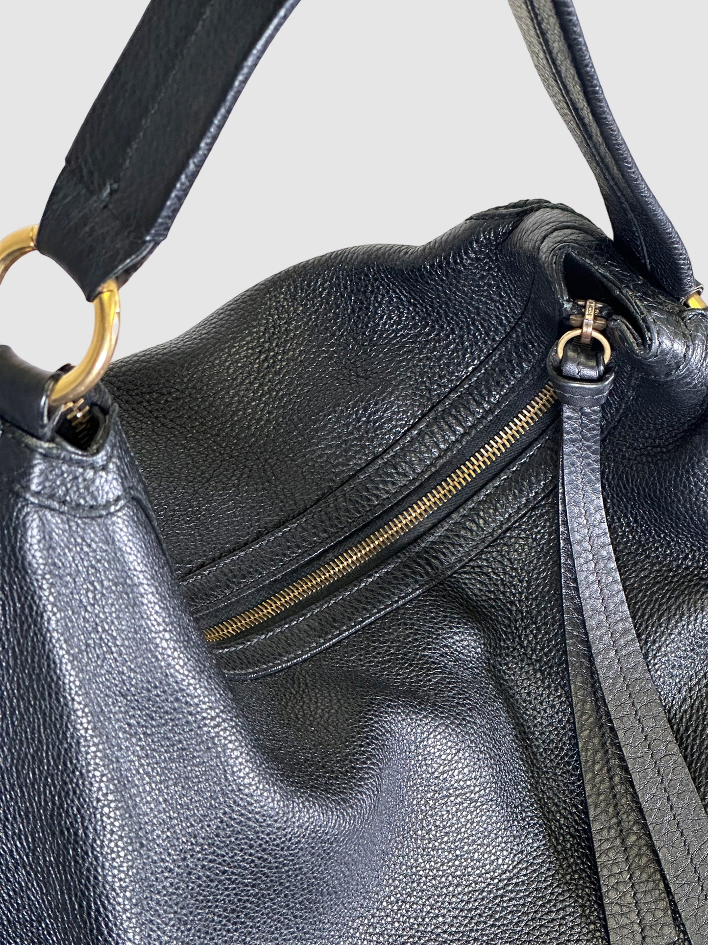 Leather G Hobo Bag