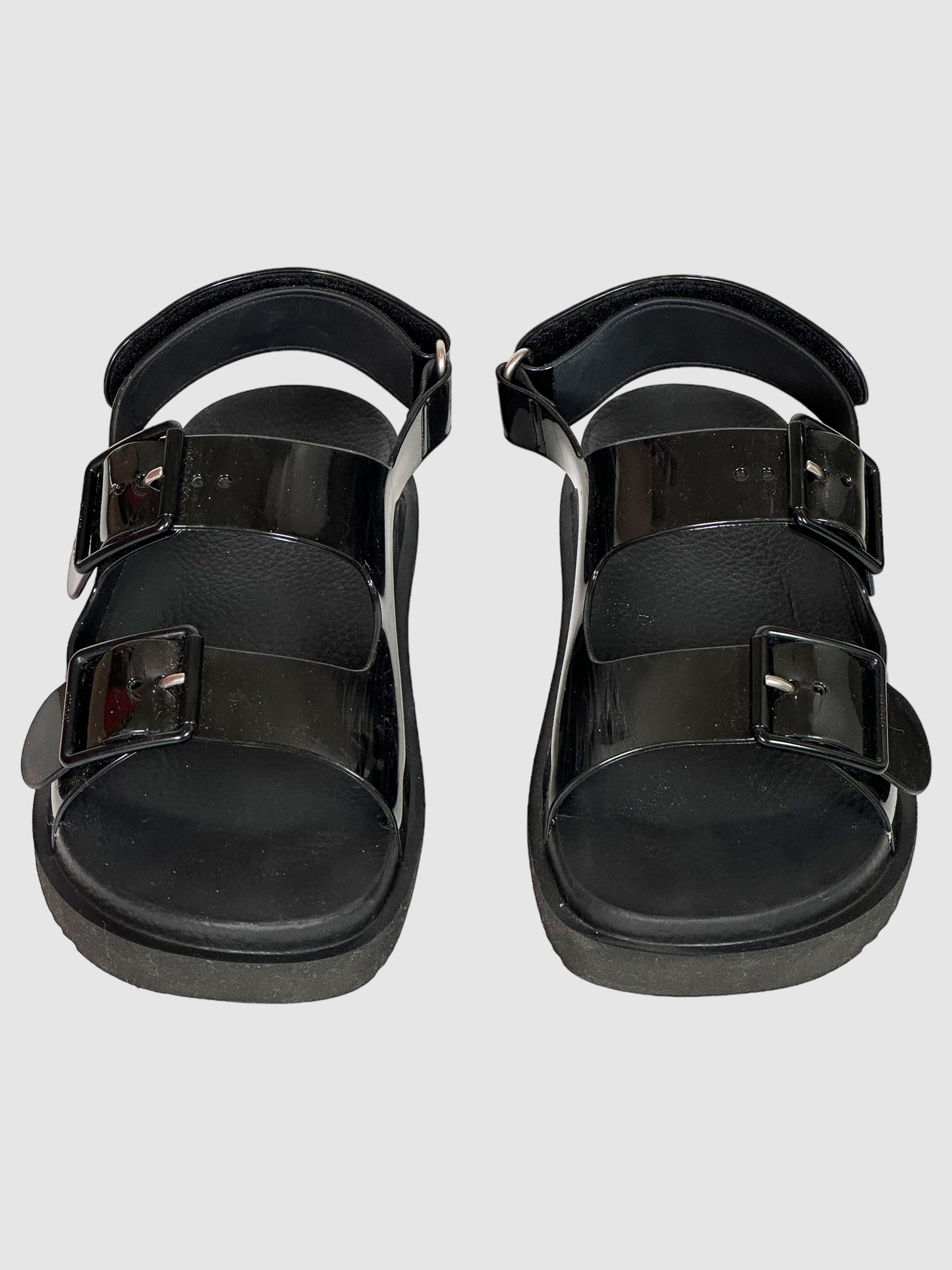 Gucci PVC Slingback Sandals - Size 38