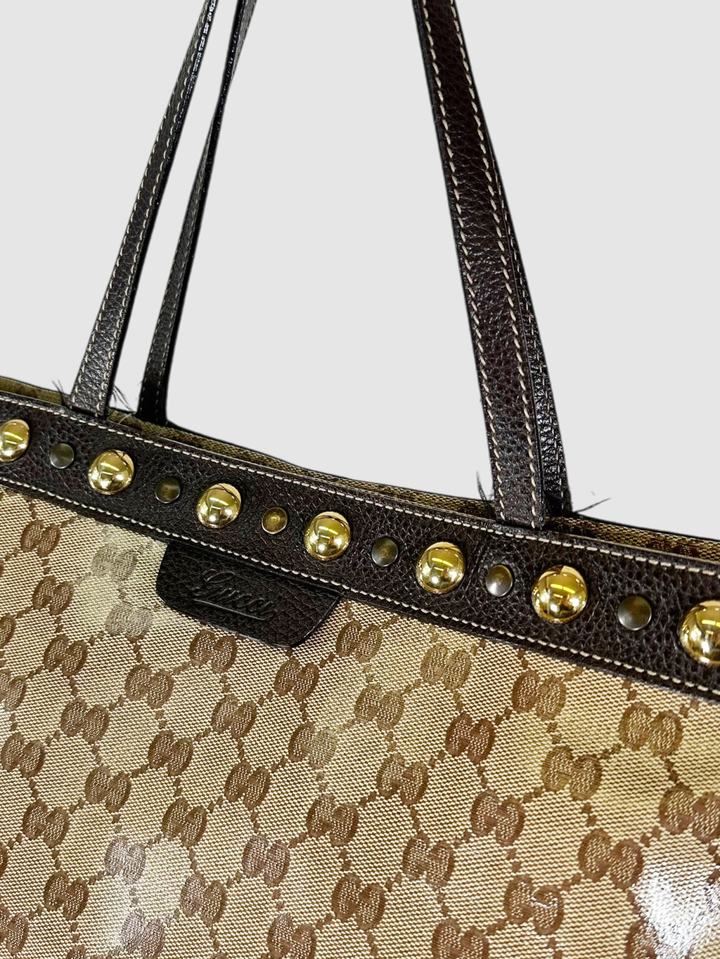 GG Crystal Vertical Babouska Tote