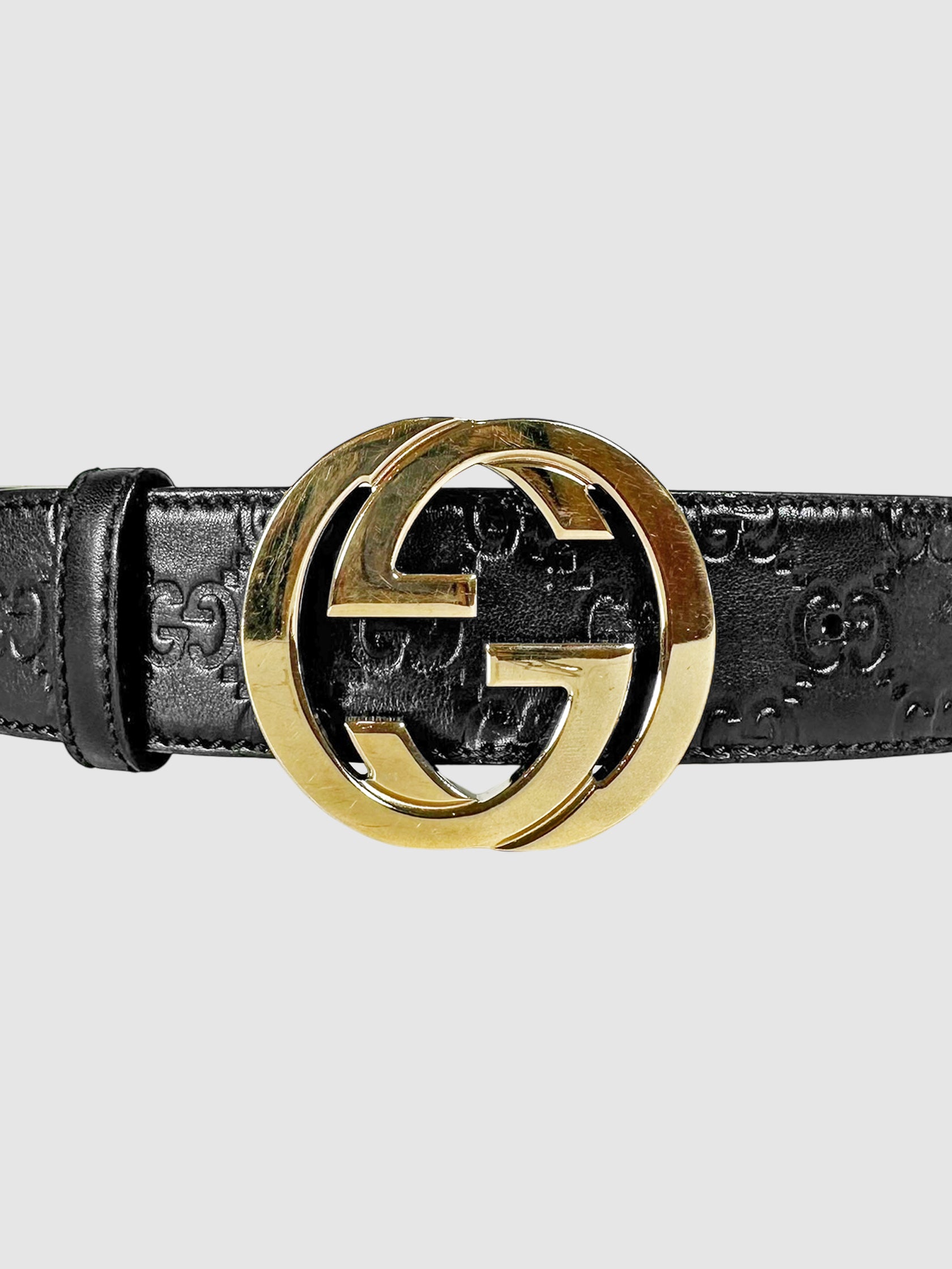 Guccissima Monogram Belt
