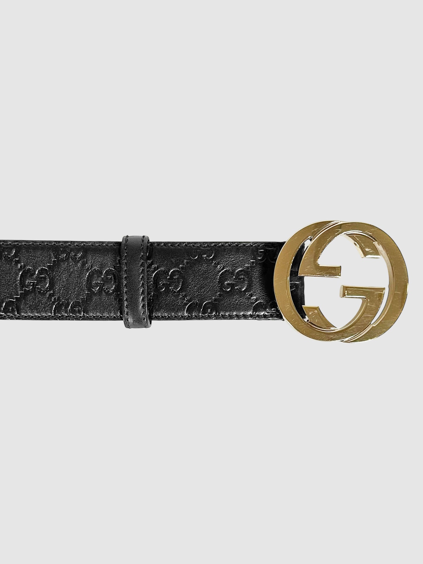 Guccissima Monogram Belt