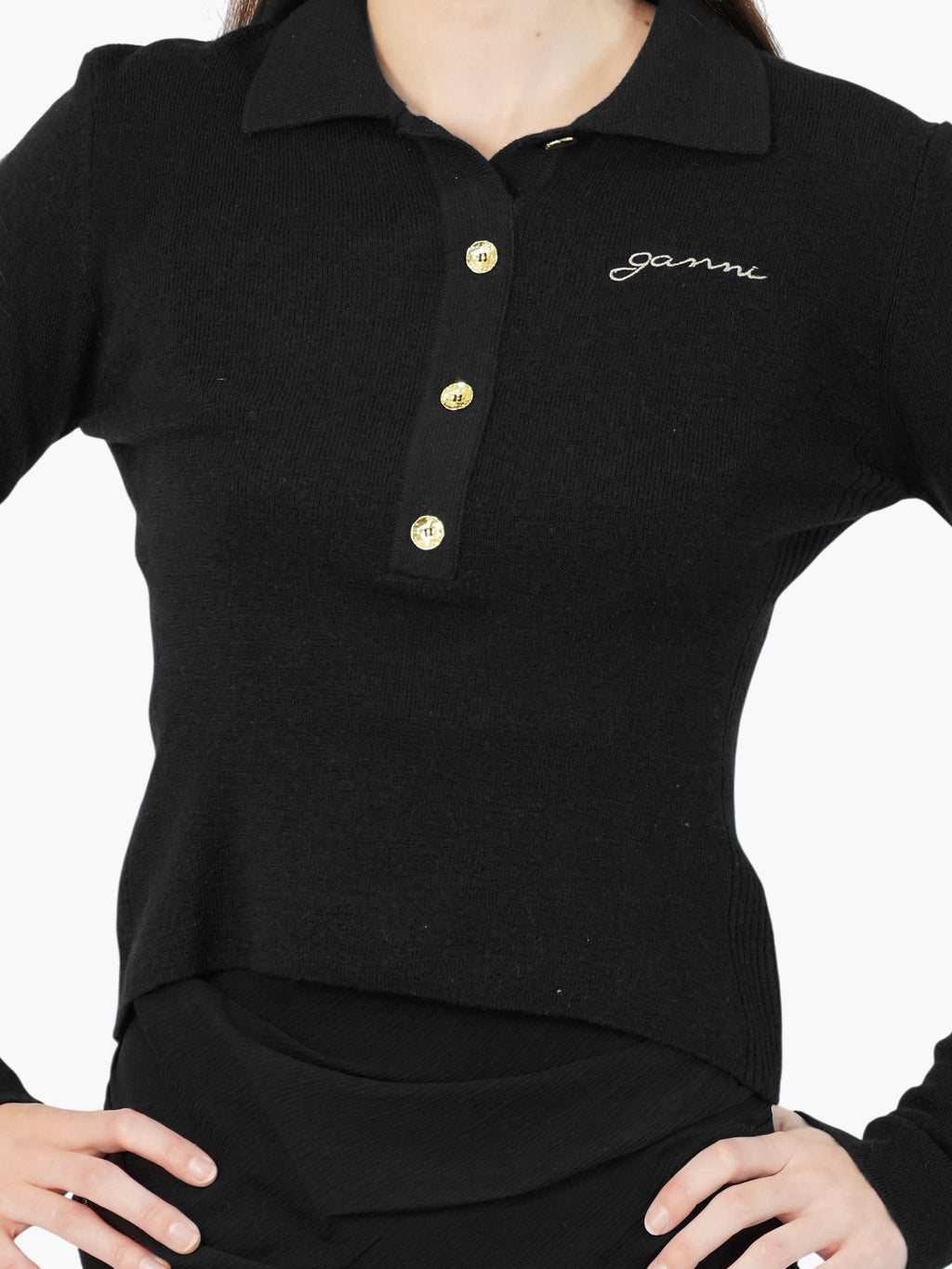 Wool Polo Sweater