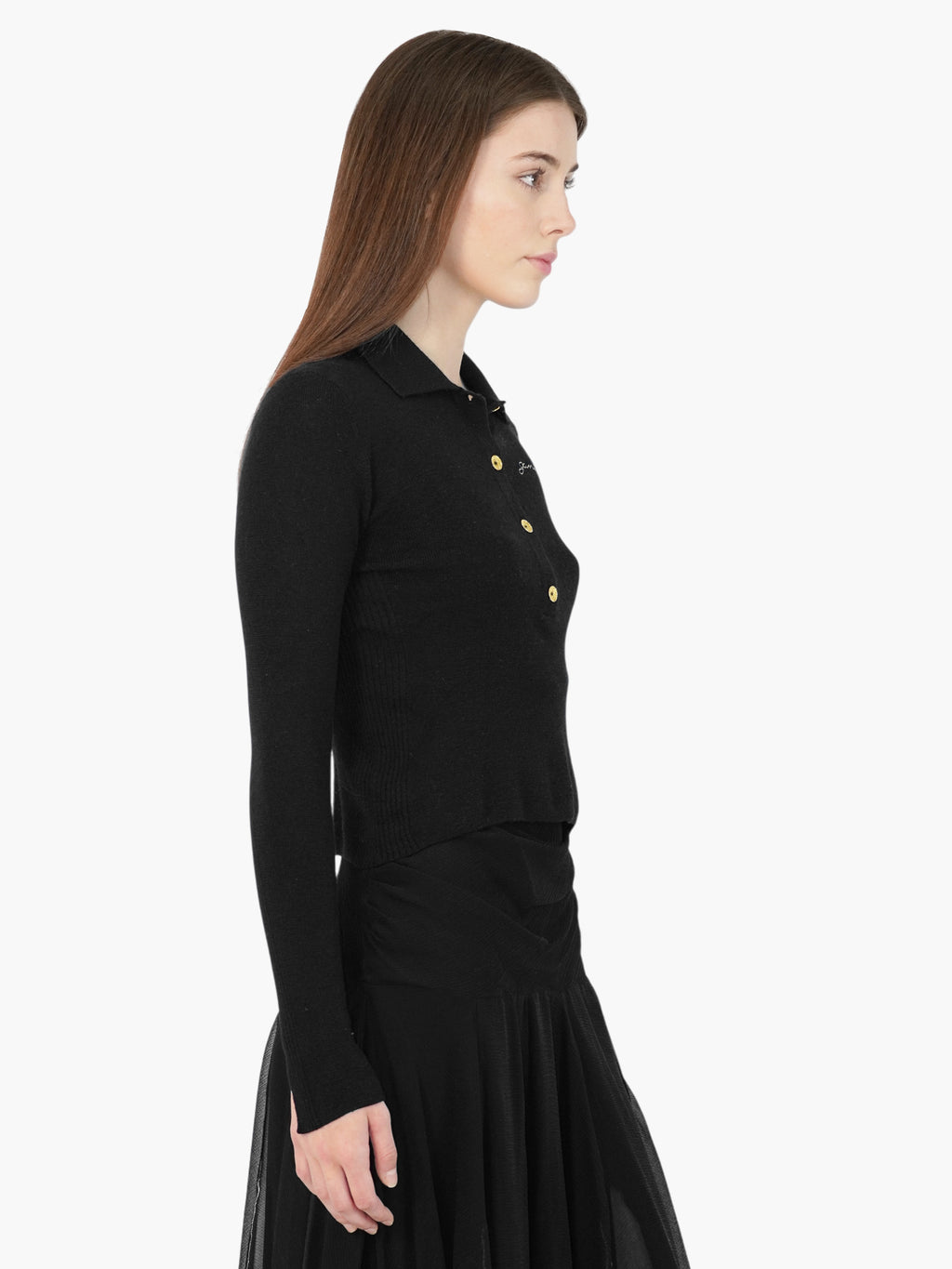 Wool Polo Sweater