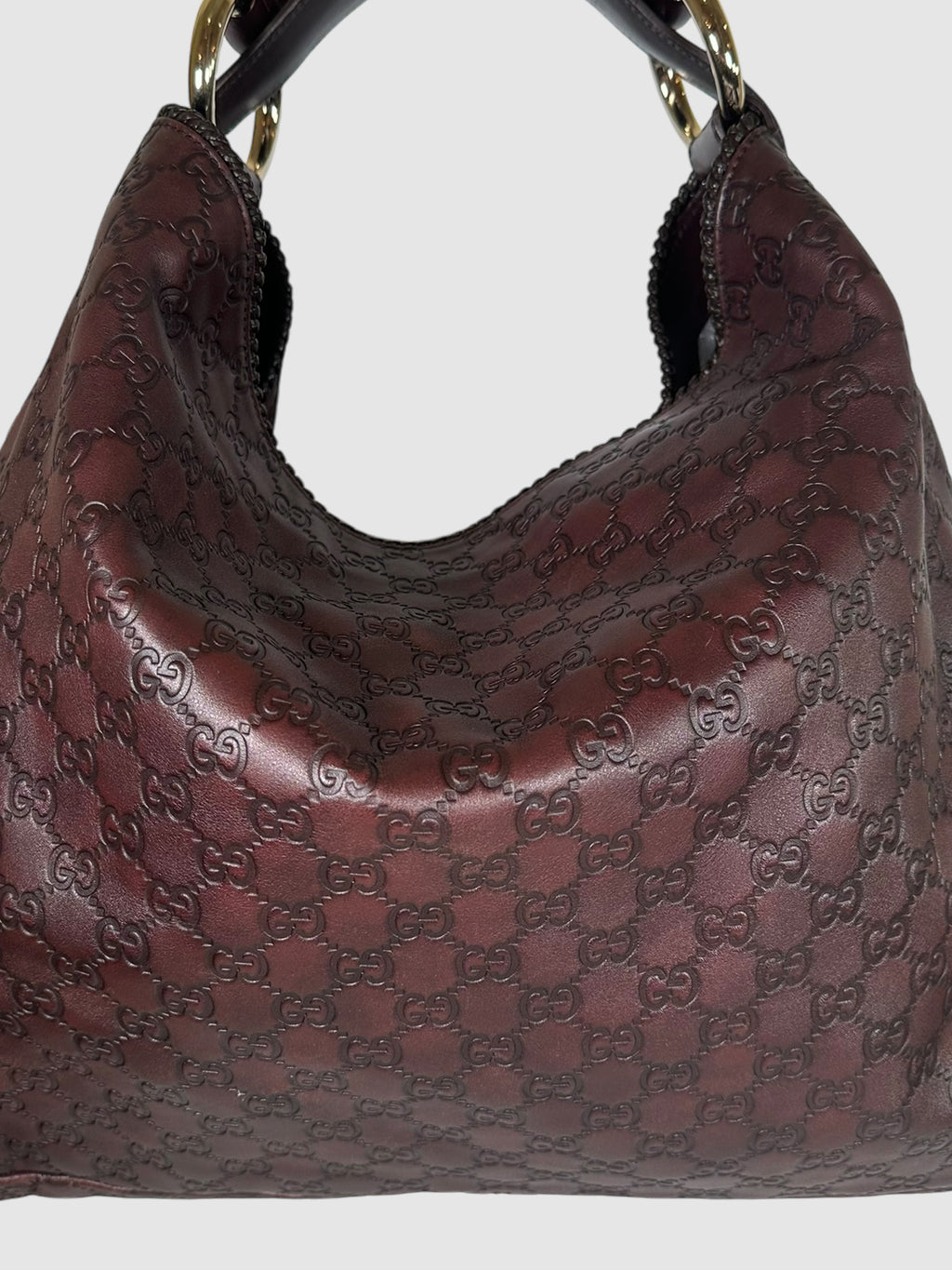 GG Leather Hobo Bag