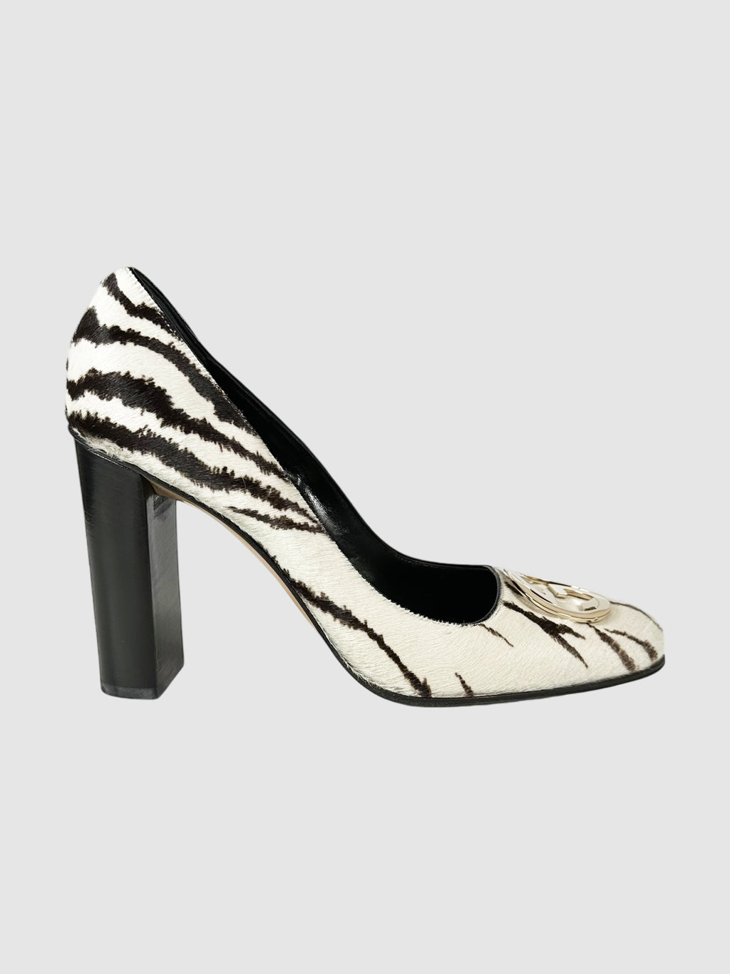 Zebra Print GG Pumps - Size 9.5