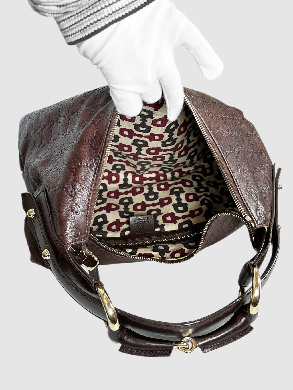Medium Horsebit Hobo Bag
