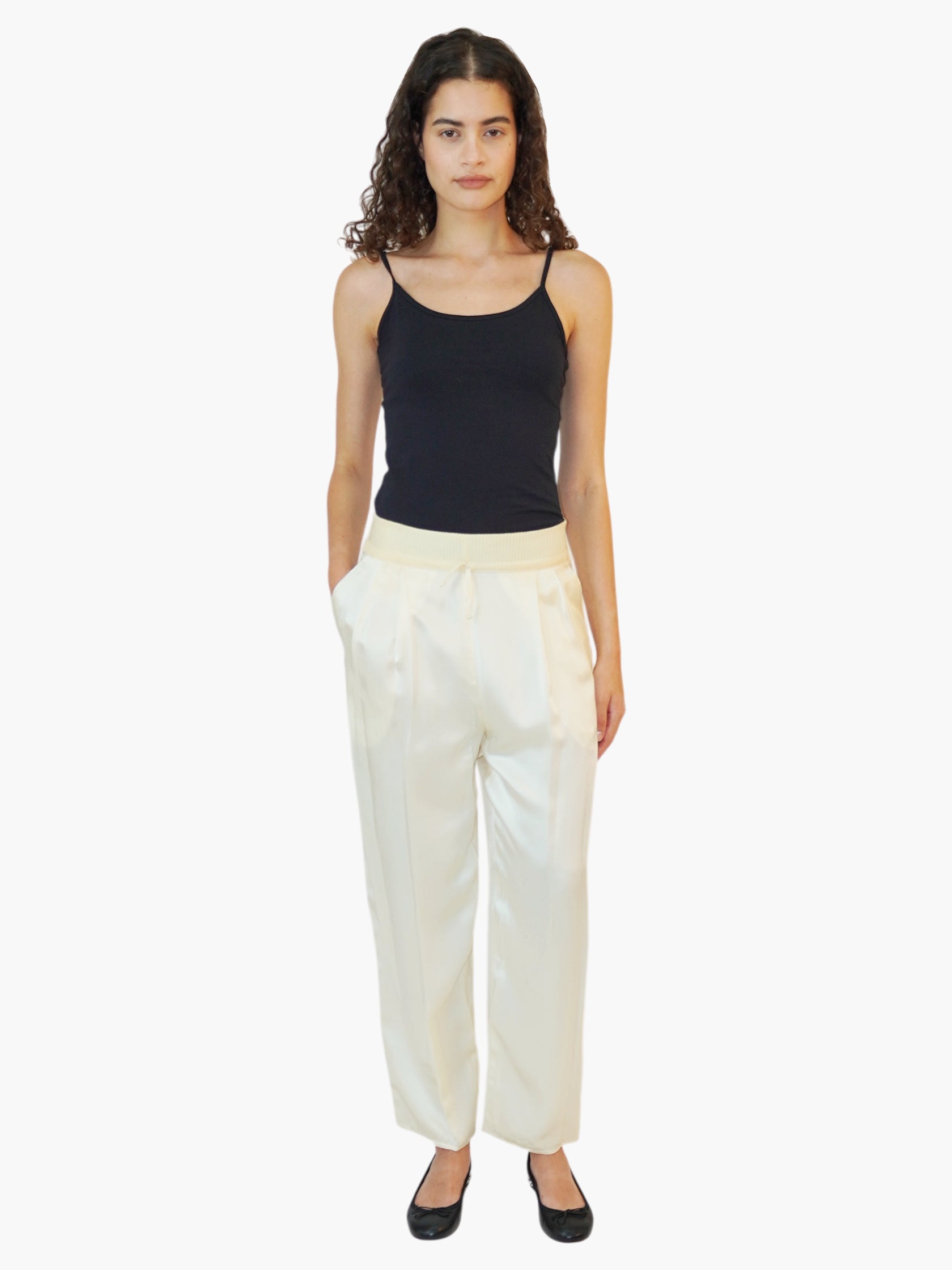 Silk Wool Pants