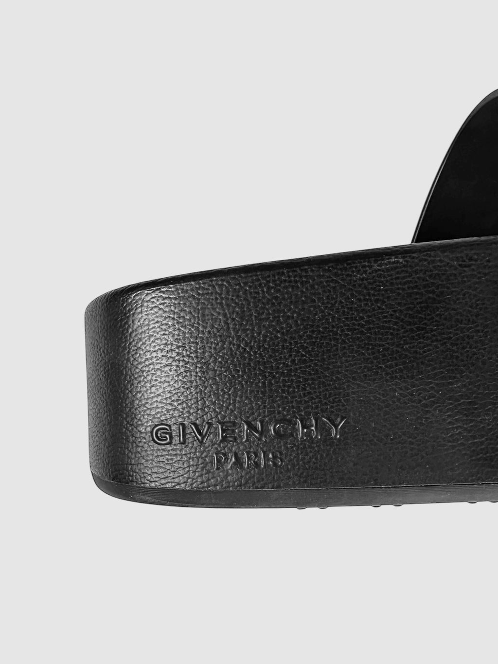 Platform Logo Slide Sandals