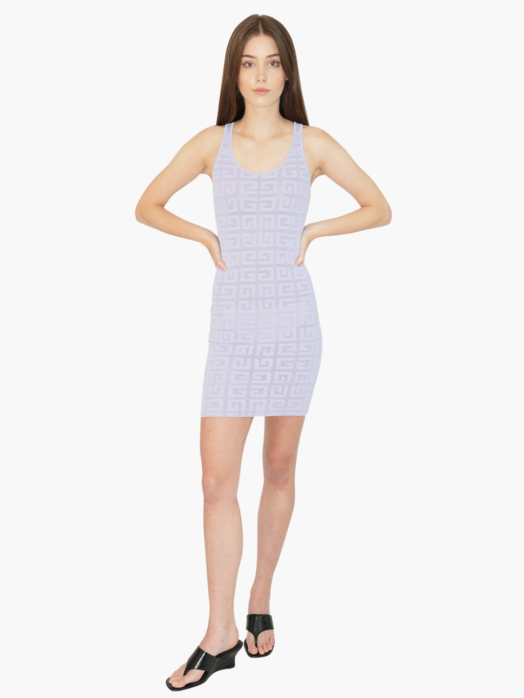4G Jacquard Knit Dress