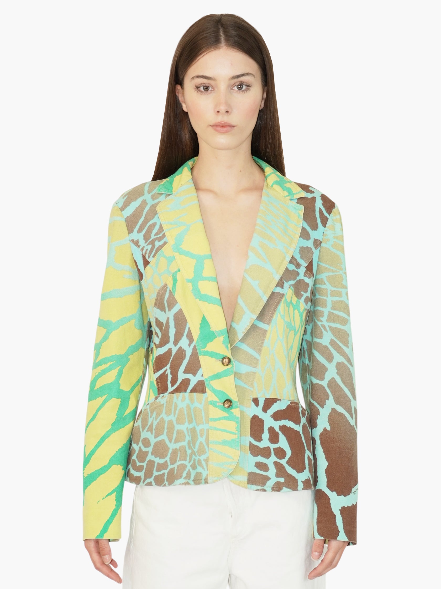 Animal Print Blazer