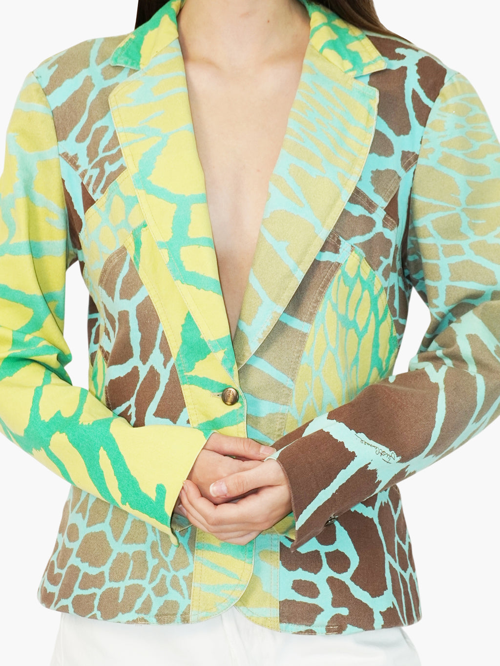 Animal Print Blazer