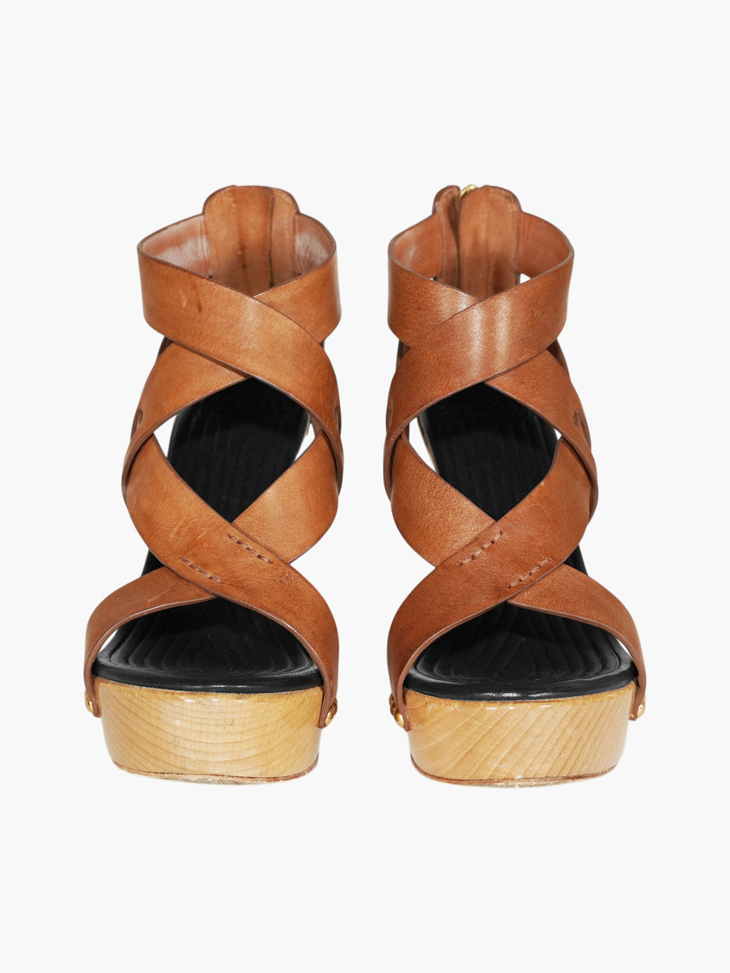Wooden Platform Pumps