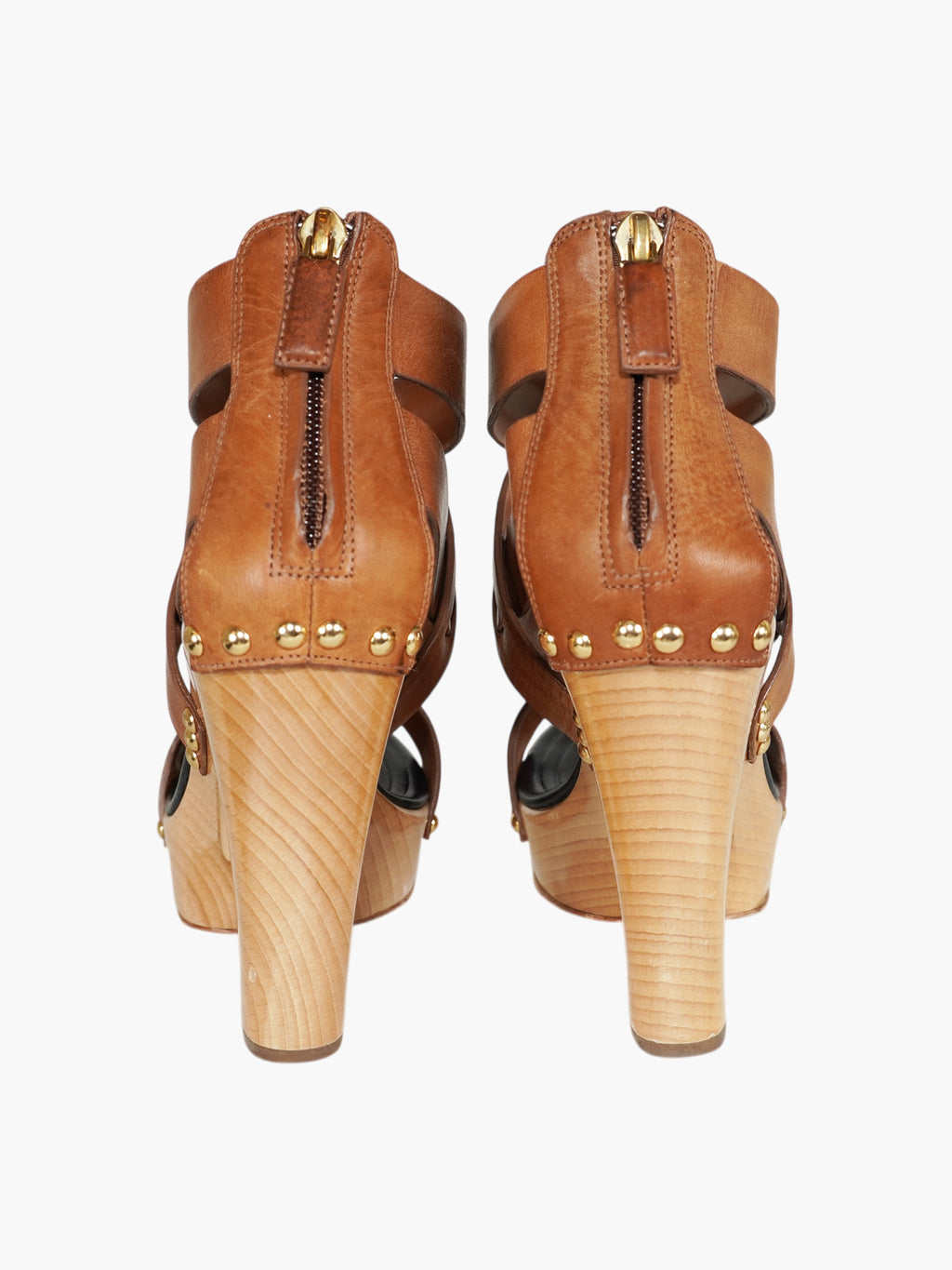 Wooden Platform Pumps