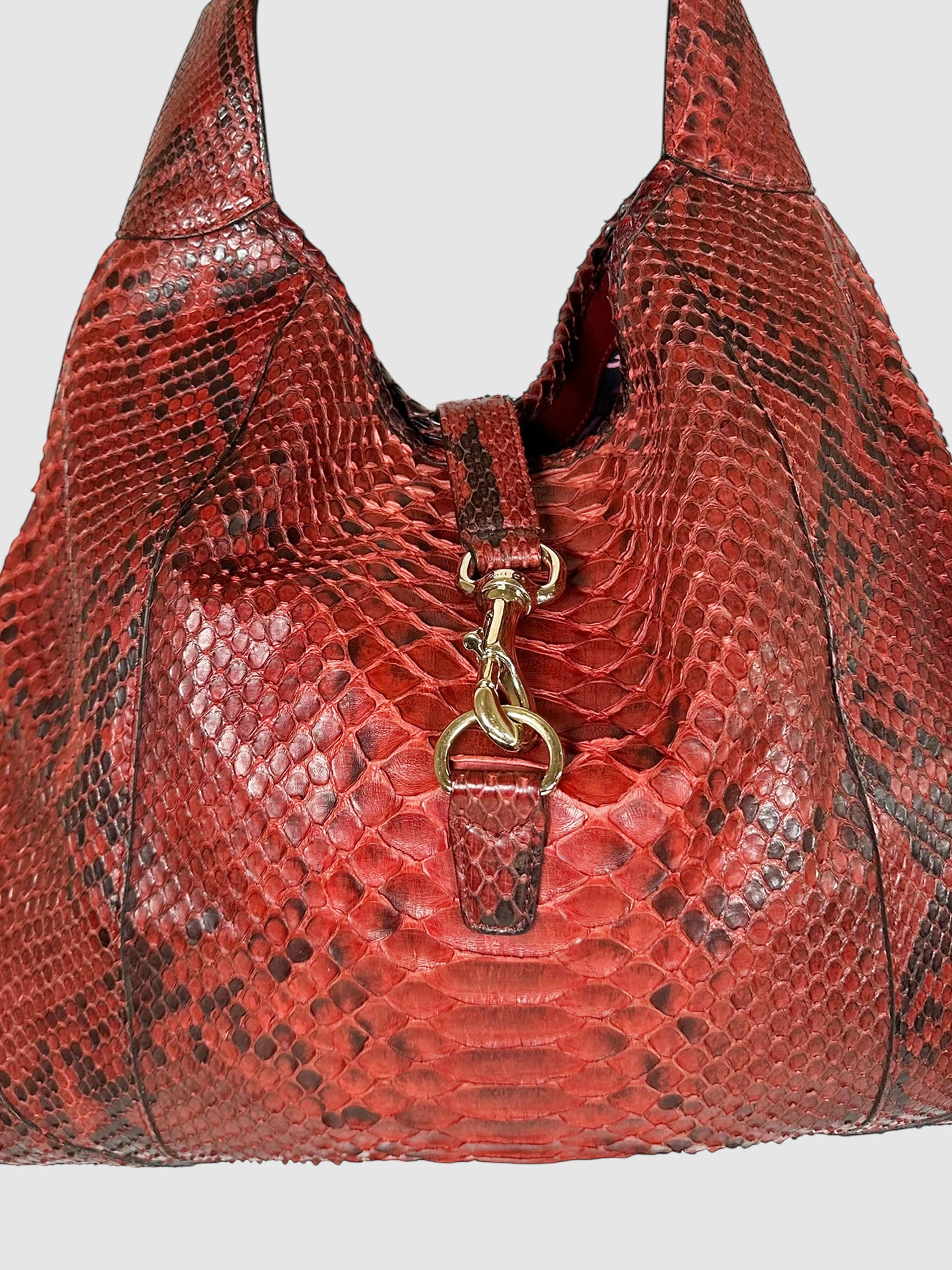 Python Jackie O Hobo Bag