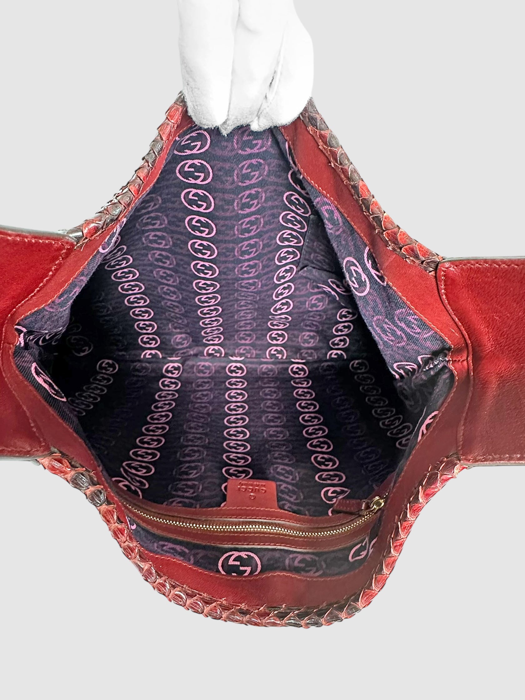 Python Jackie O Hobo Bag