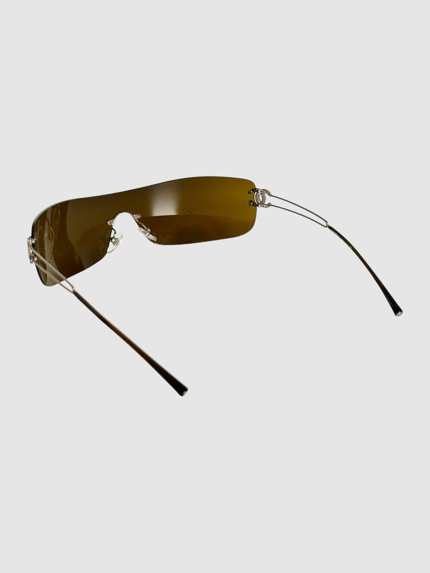 Rimless Shield Sunglasses