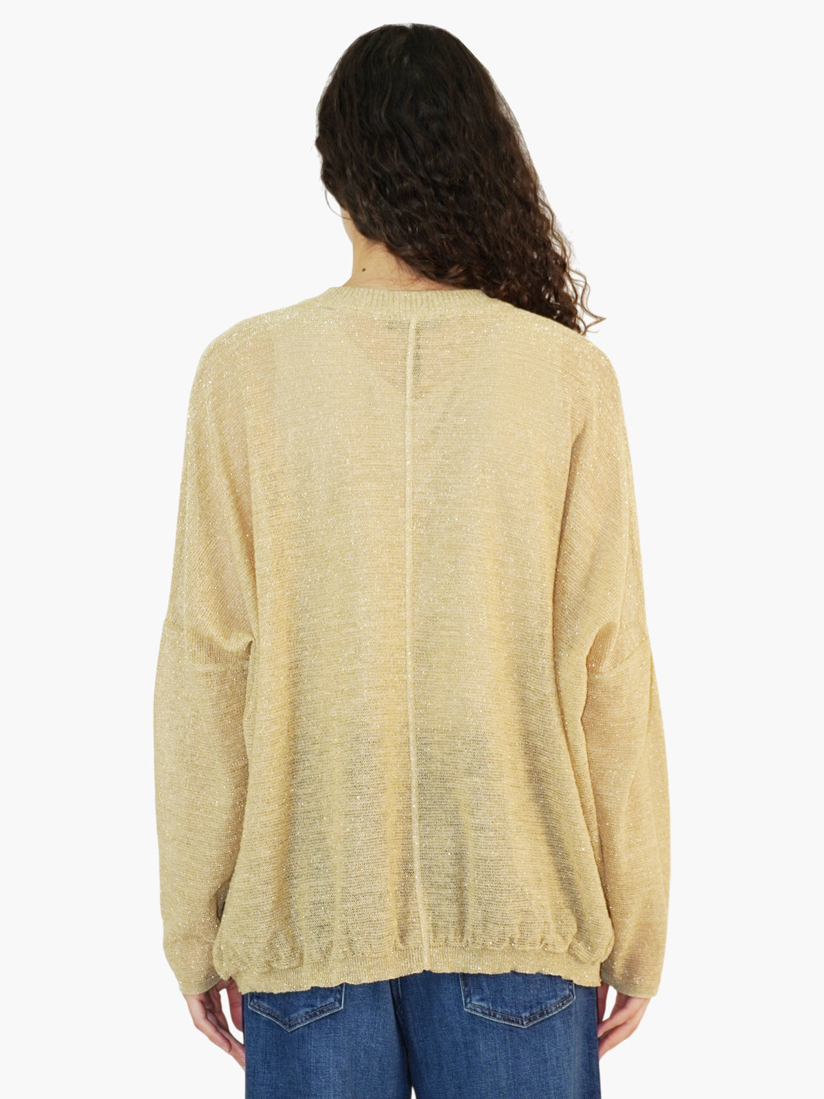 Metallic Cardigan Set